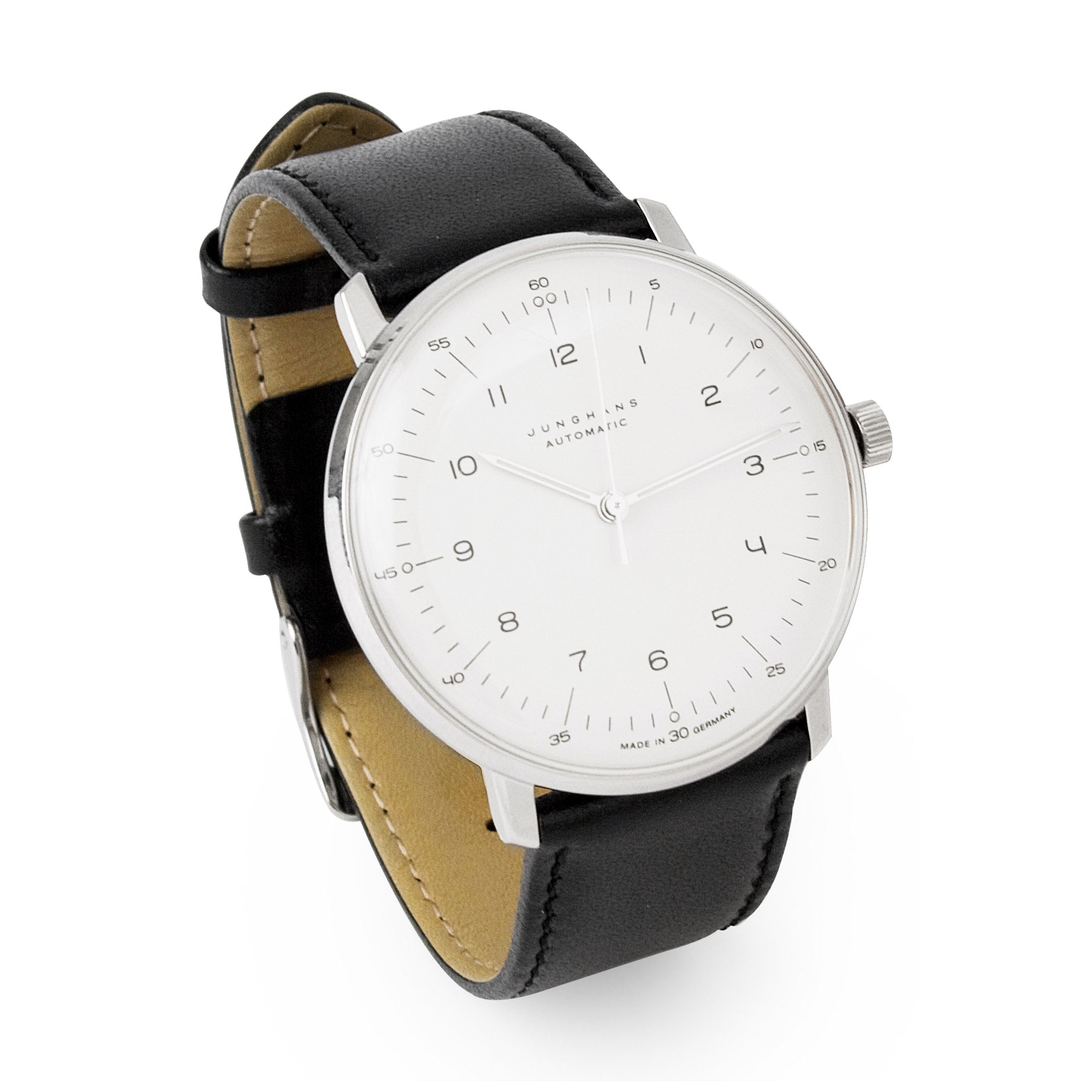 Automatic Max Bill Watch - White/ Black - Image 2