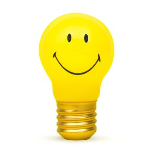 Rechargeable Bulb Light - Smiley