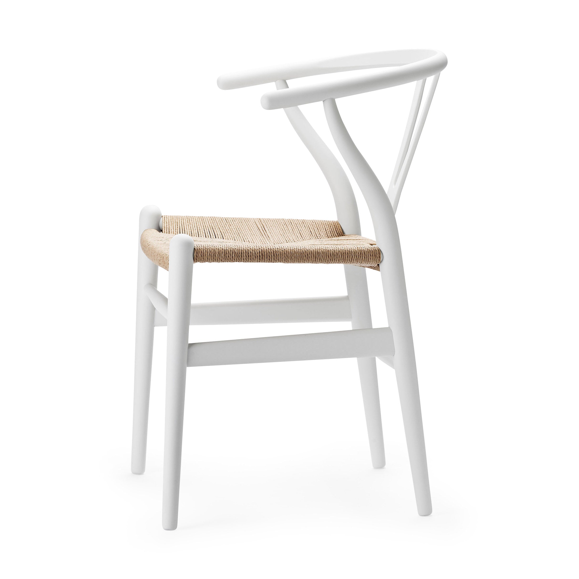 CH24 Wishbone Chair - White - Image 3