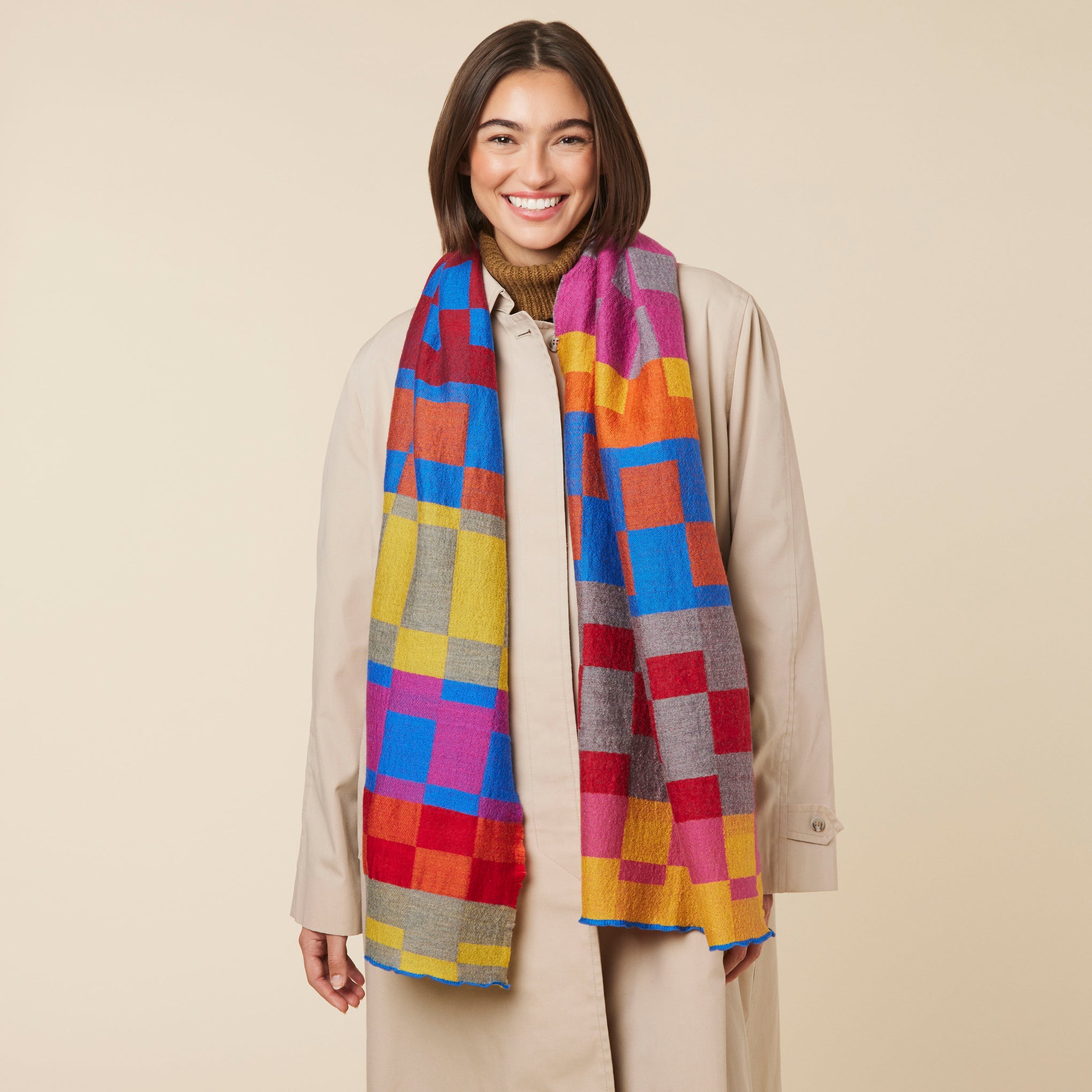 Traits Daniel Wool & Silk Scarf - Image 4