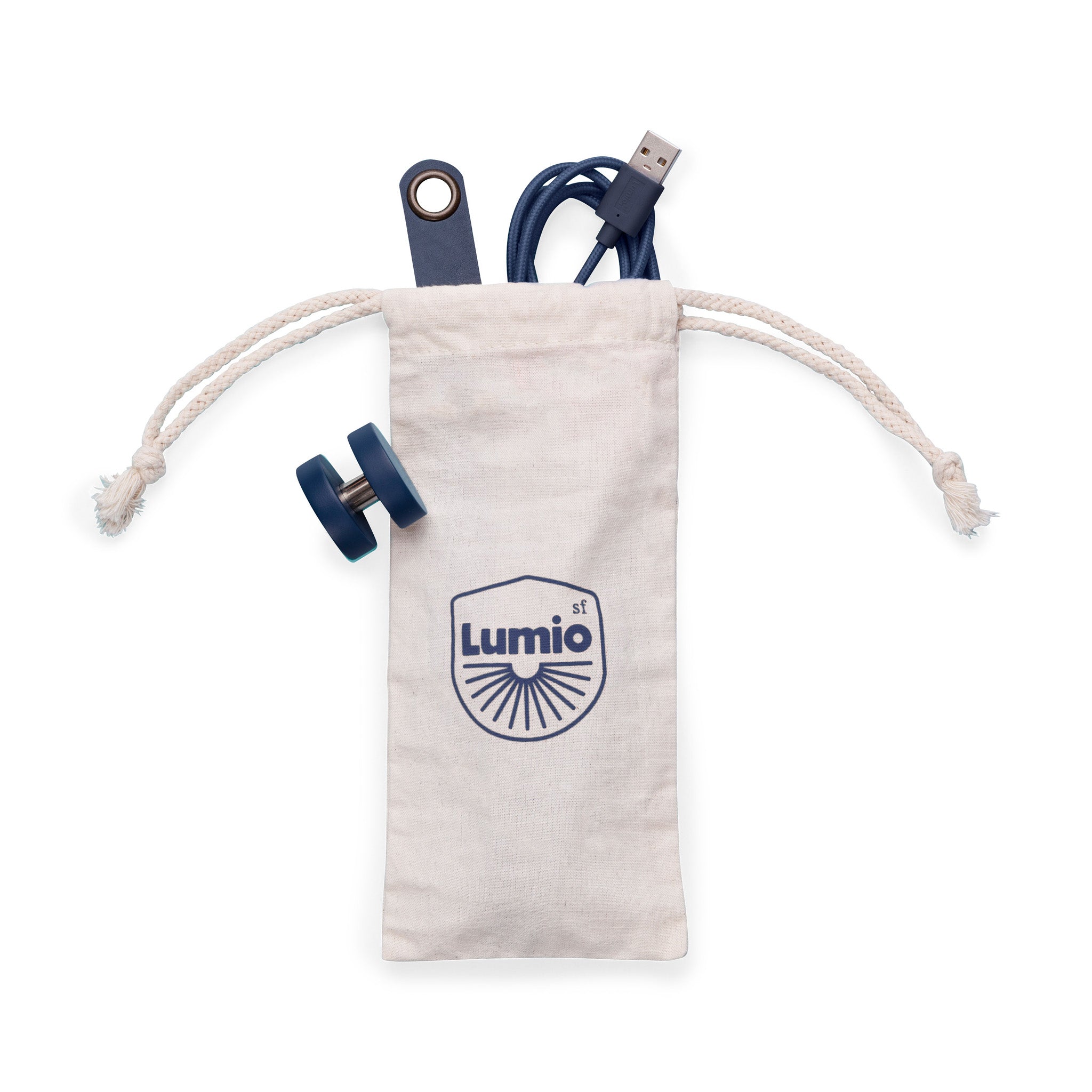 Lumio Book Lamp - Red/ Navy - Image 5