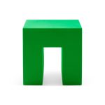 Vignelli Cube Stool from Heller - Green