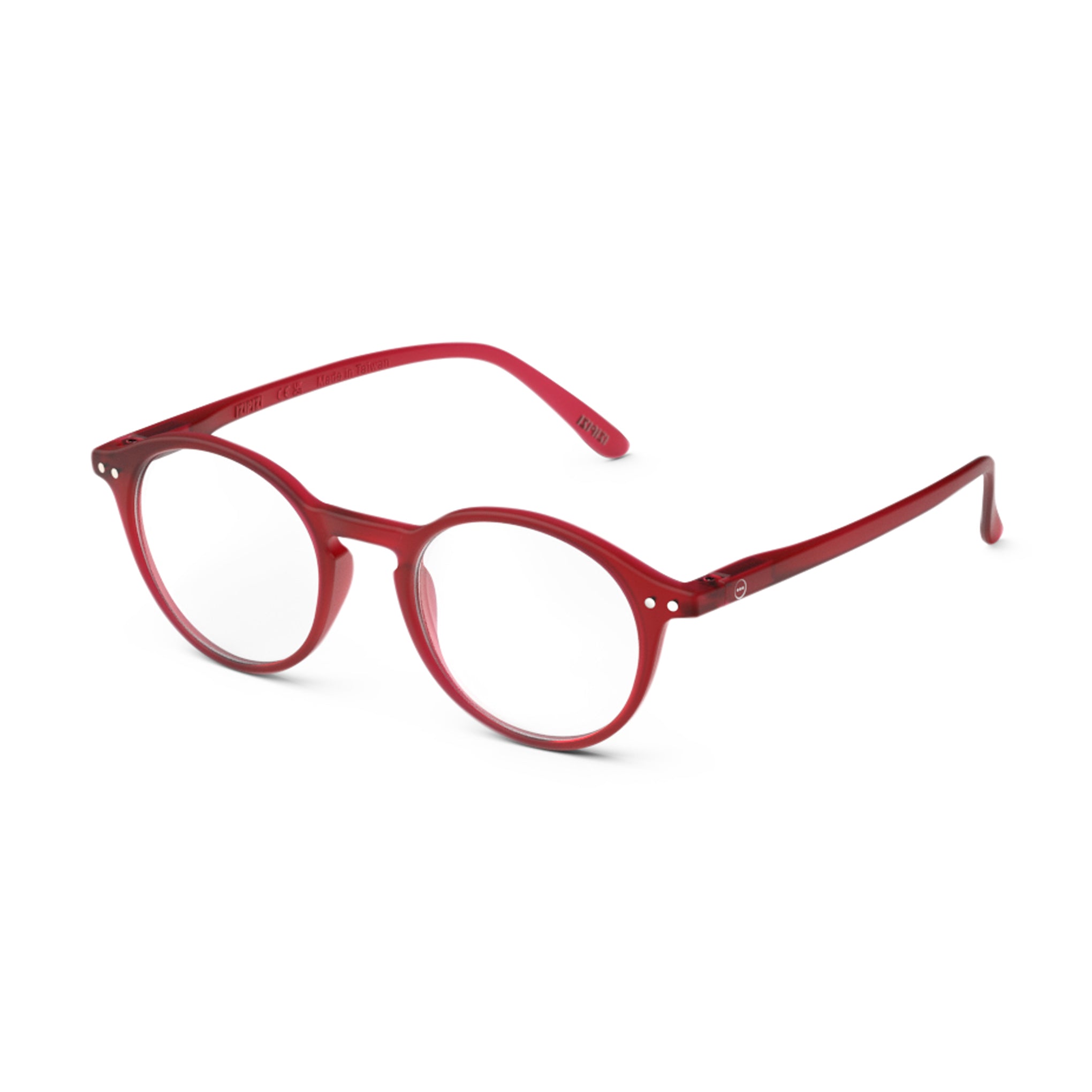 IZIPIZI Round Reading Glasses #D - Red - Image 2