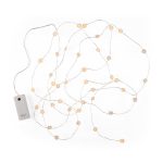 LED Holiday String Lights Set - Snowflakes
