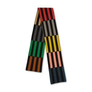 Jo Gordon Rectangles Wool Scarf