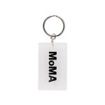 MoMA Acrylic Address Keyring - White