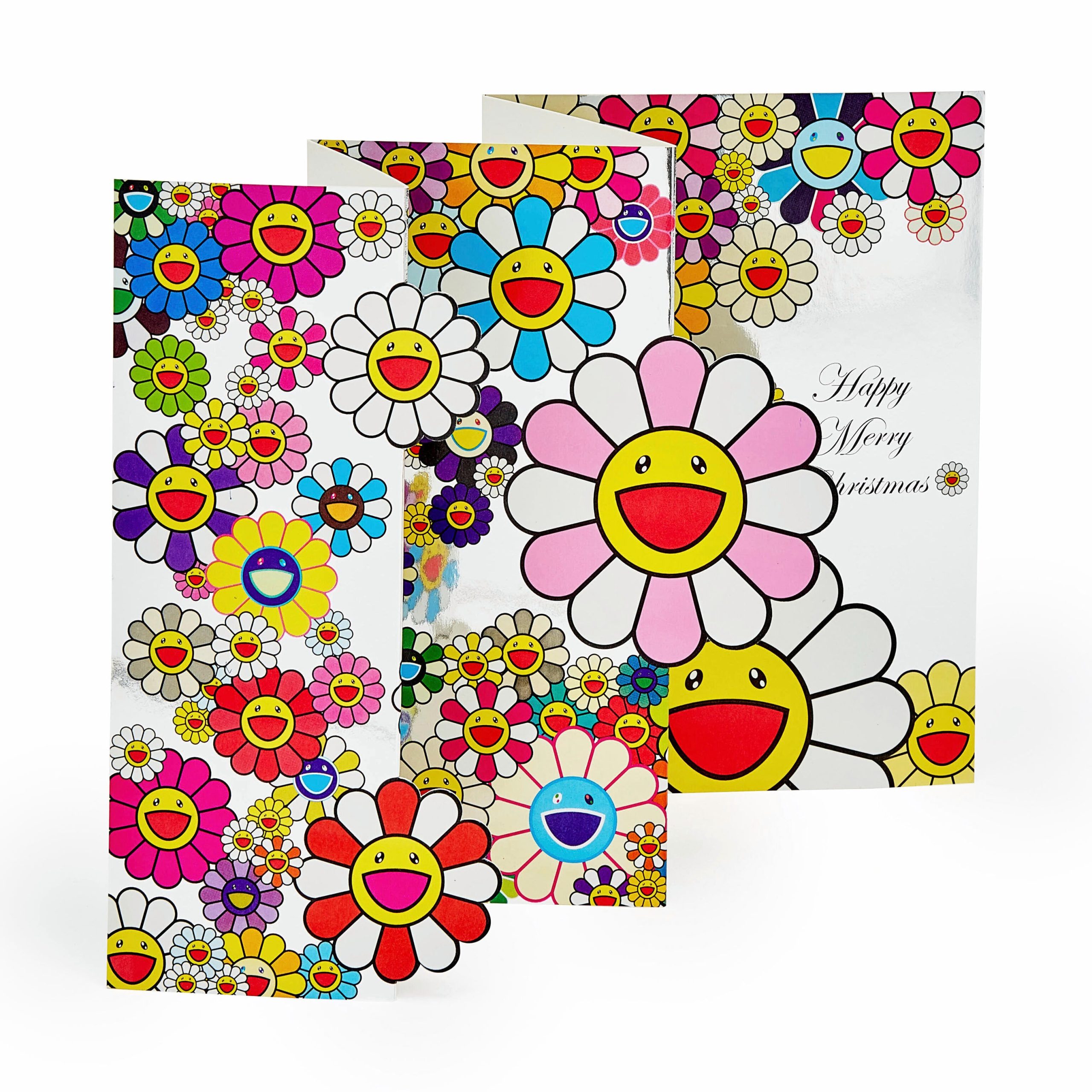 Takashi Murakami Christmas Flowers Holiday Cards - Set of 12 - Image 2