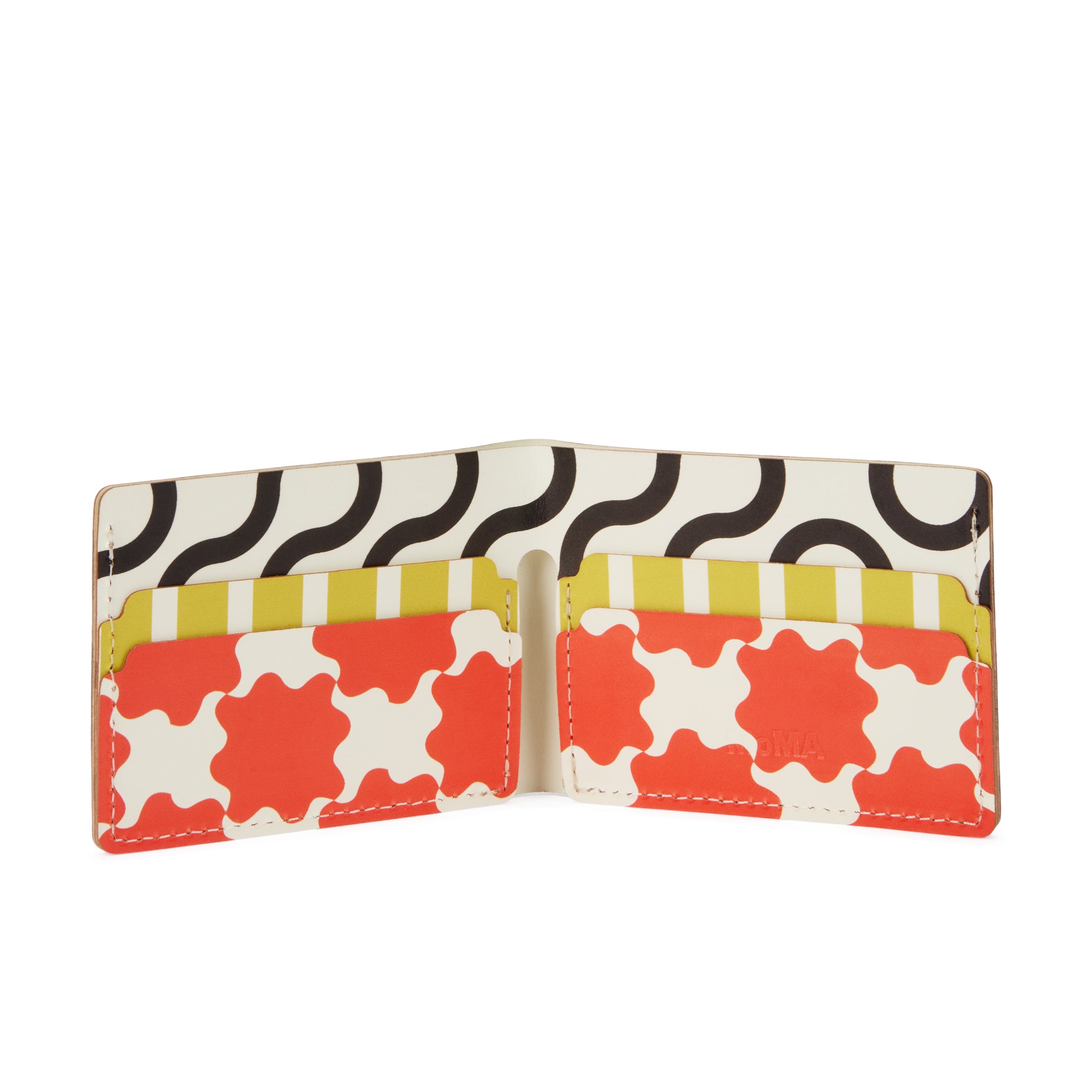 Dusen Dusen Recycled Leather Billfold Wallet - Arc - Image 3