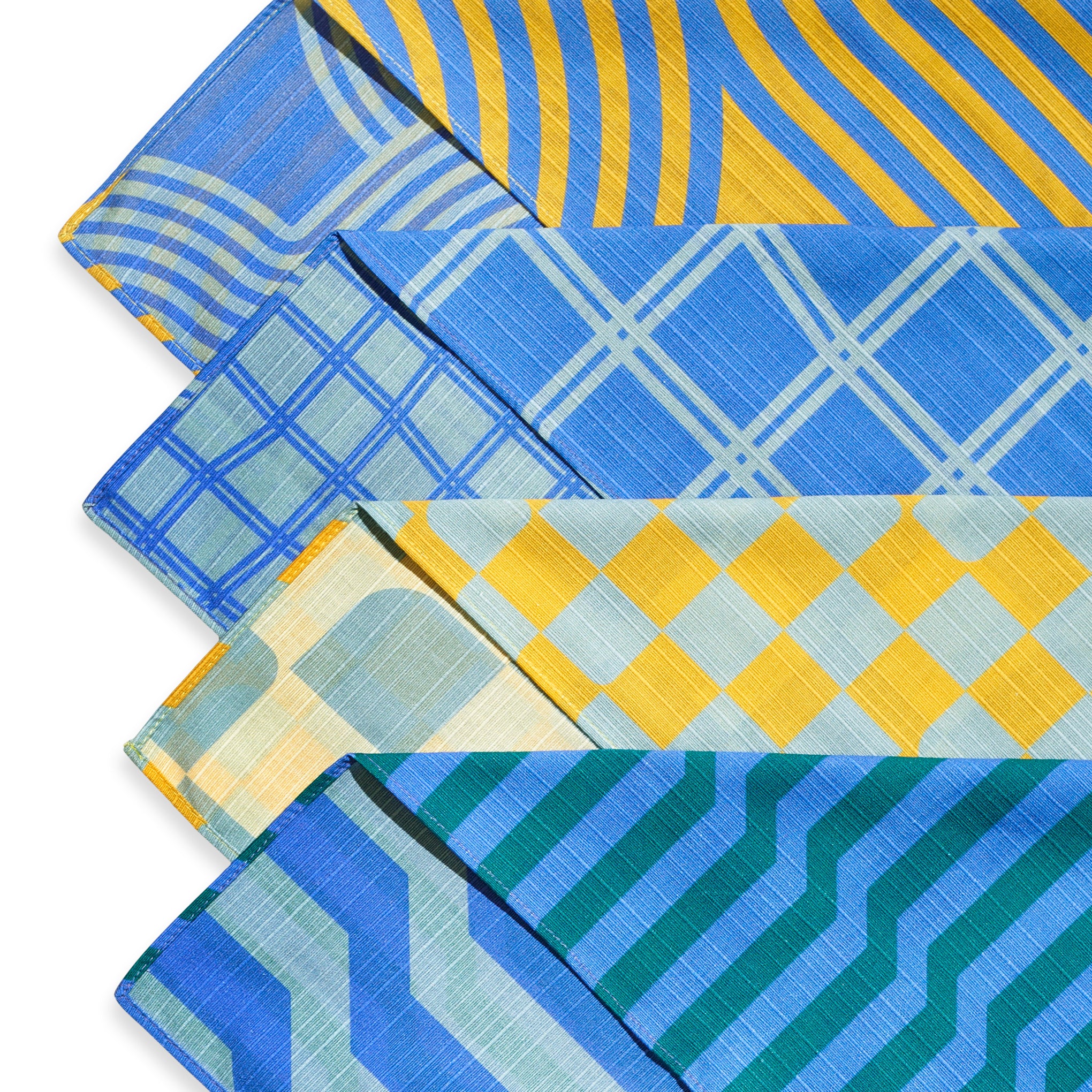 Tortuga Forma Double-Sided Cotton Napkins - Set of 4 - Image 3