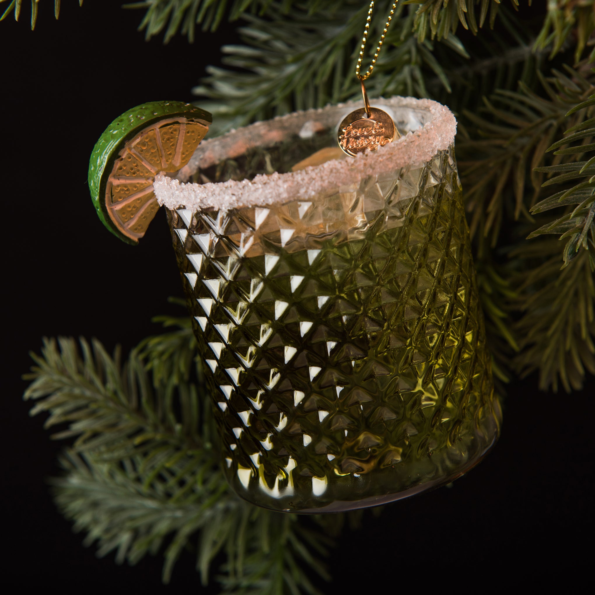 Cocktail Glass Holiday Ornament - Margarita - Image 4