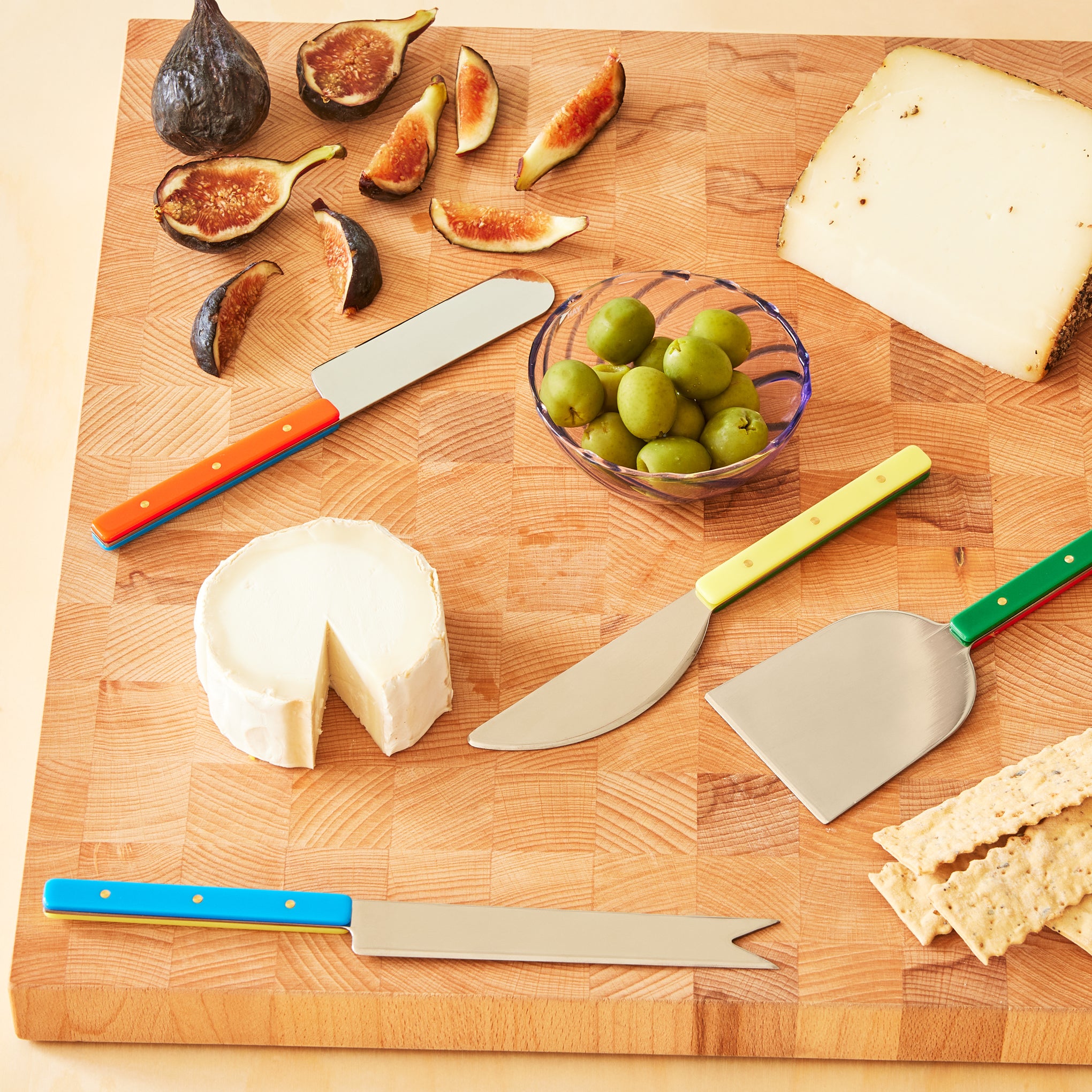 MoMA Color Block Cheese Knives - Set of 4 - Image 5