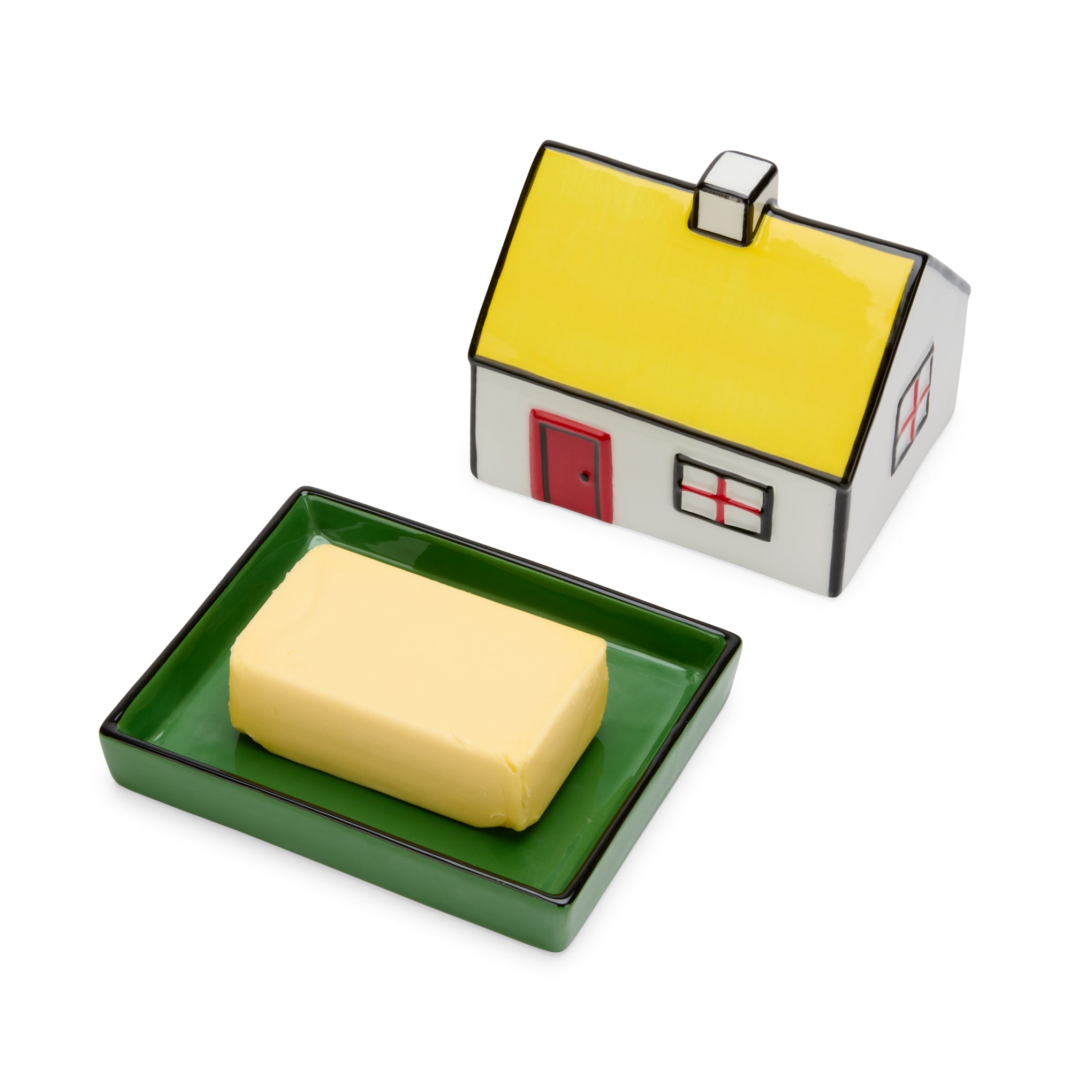 House Ceramic Butter Dish - Image 3