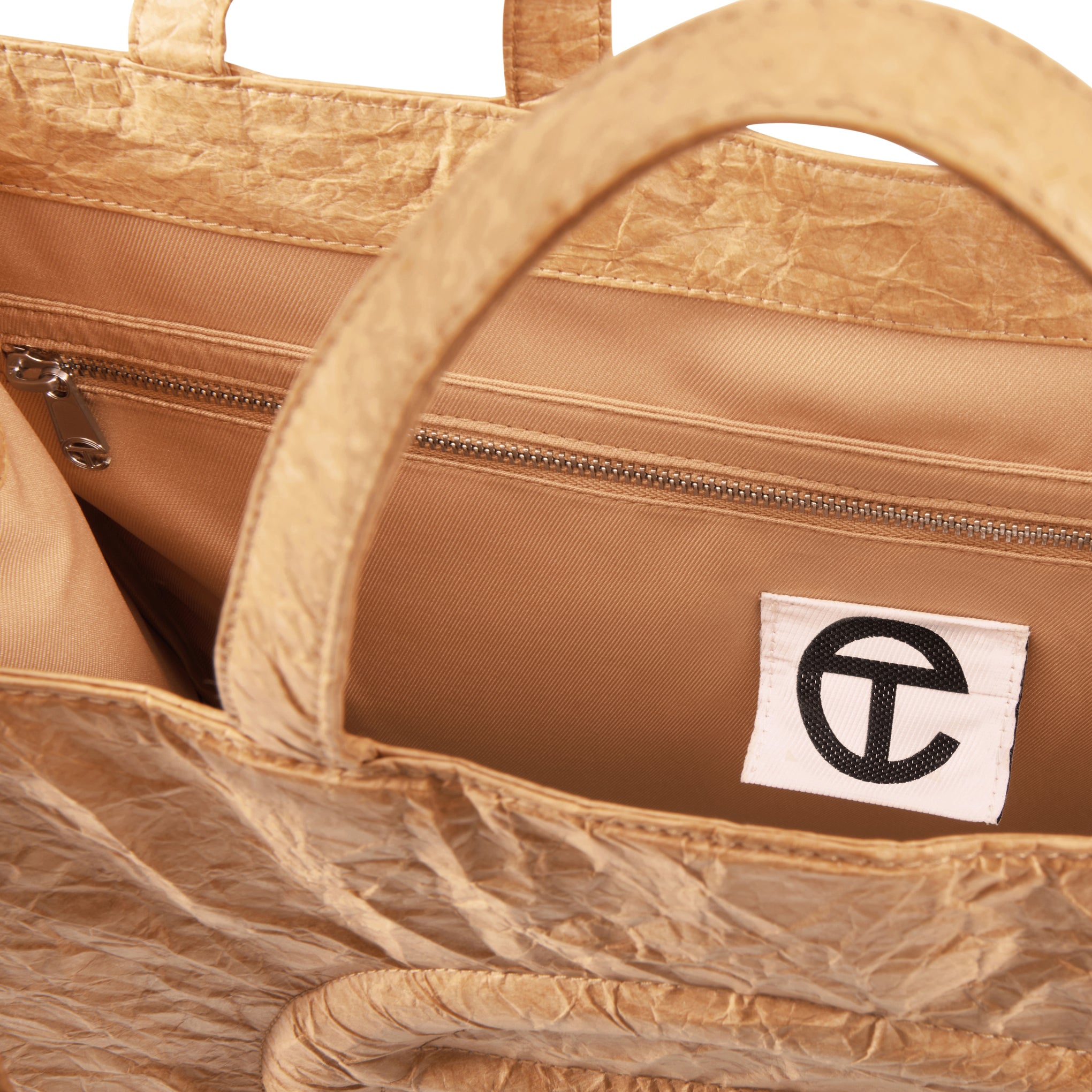 Telfar Tyvek Shopping Bag - Brown - Image 10