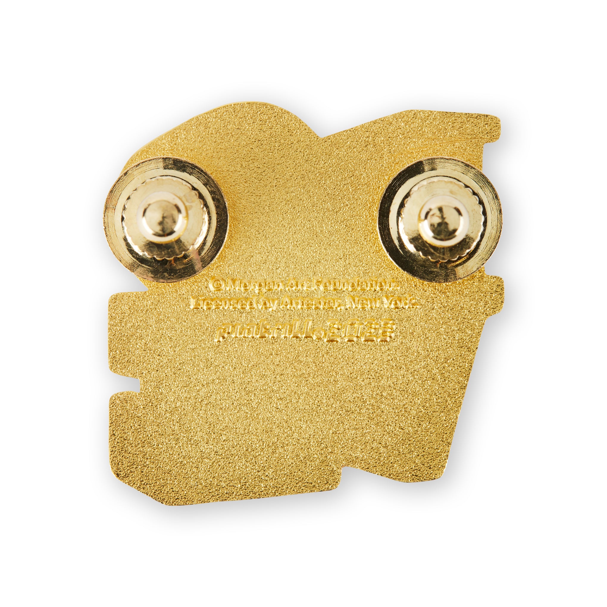 Robert Indiana Enamel LOVE Pin - Blue/ Red - Image 3