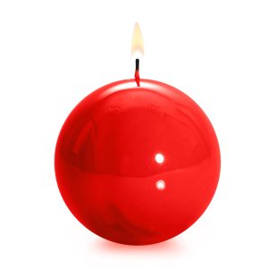 Italian Ball Candle - Papaya