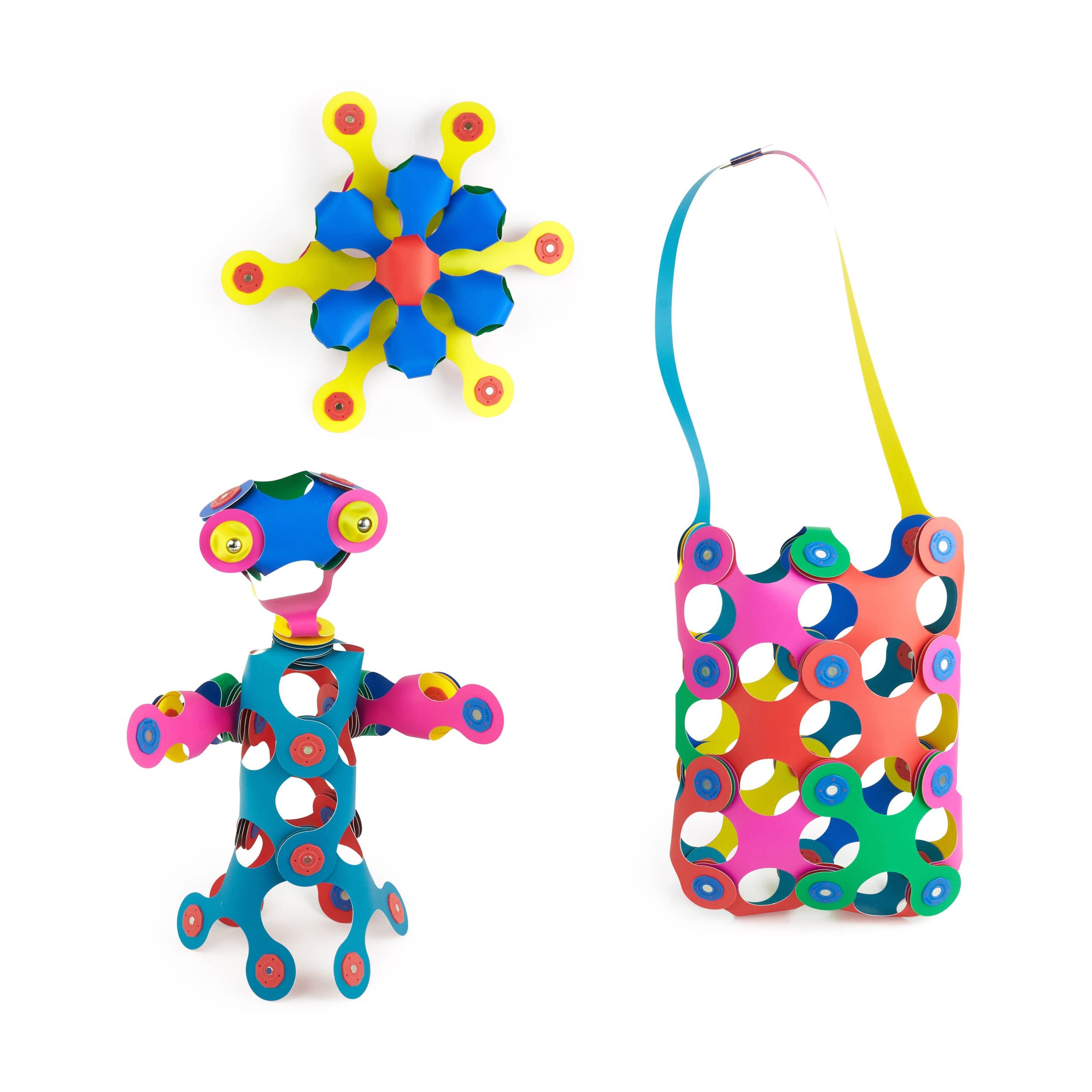Clixo Rainbow Magnetic Construction Set - Image 4
