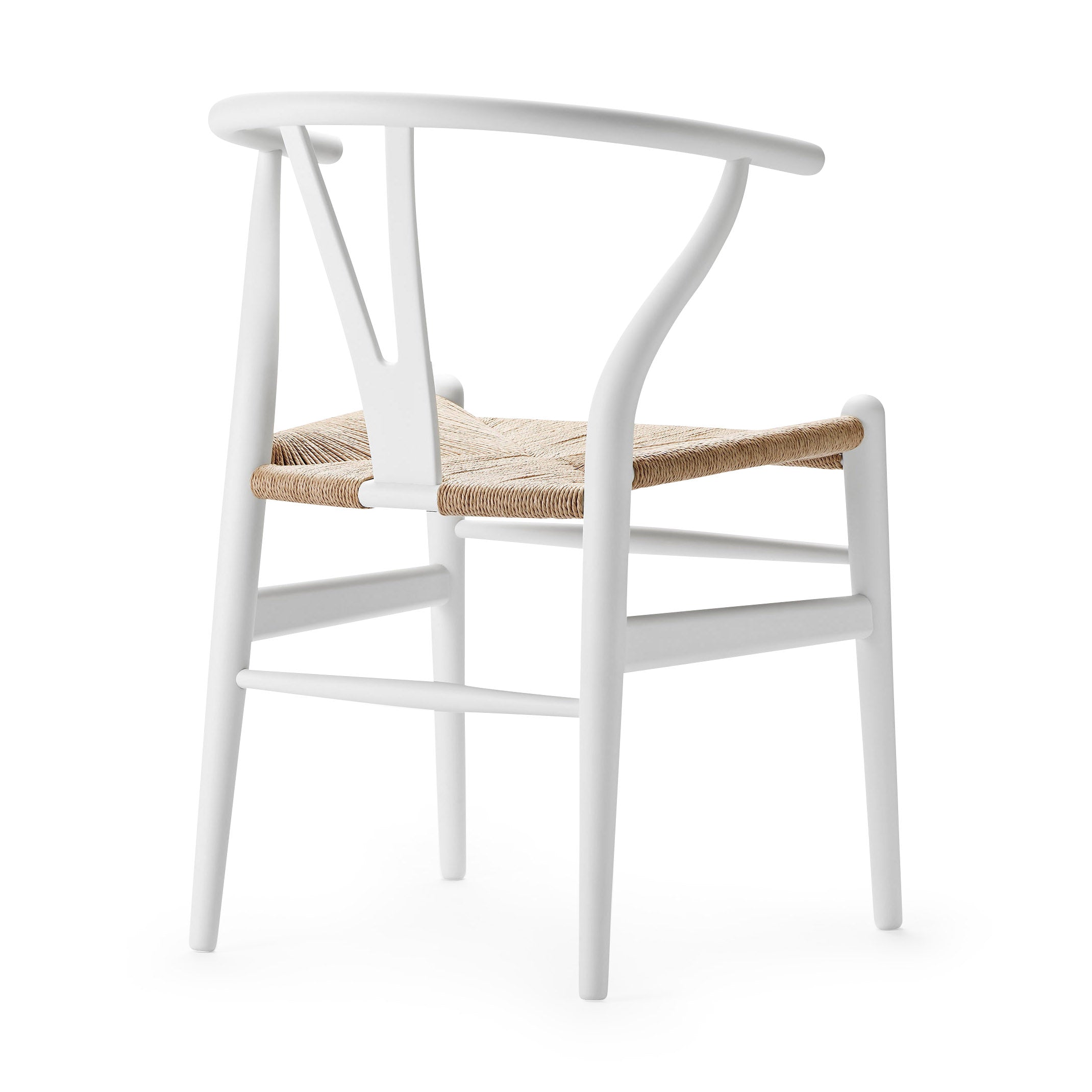 CH24 Wishbone Chair - White - Image 4