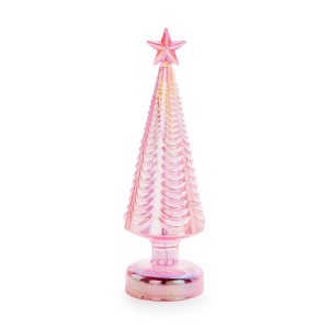 MoMA LED Glass Lighted Tree- Large - Pink