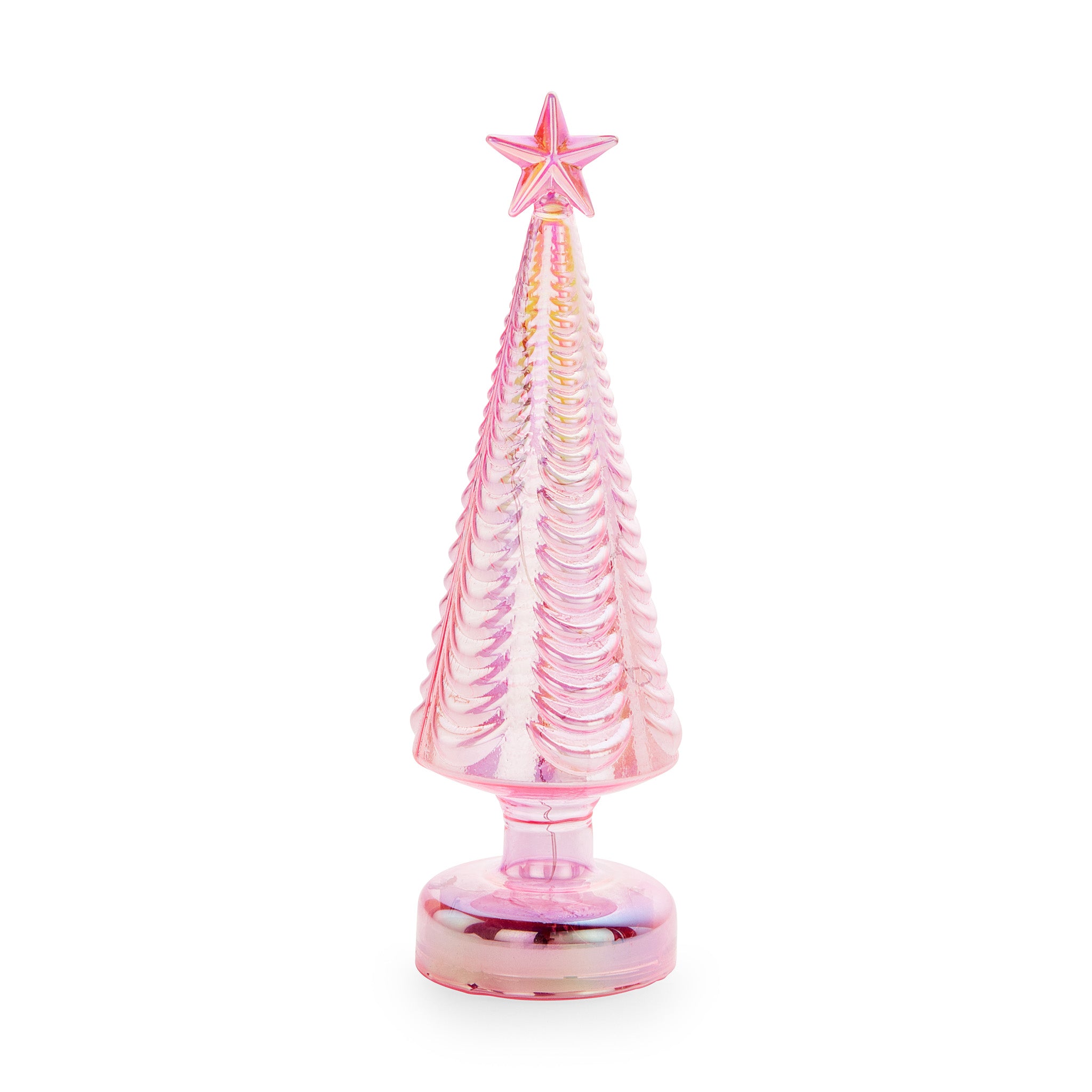 MoMA LED Glass Lighted Tree- Large - Pink
