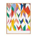 Odili Donald Odita Teardrop/Do It Good/Brand New Day Poster - Oak Frame