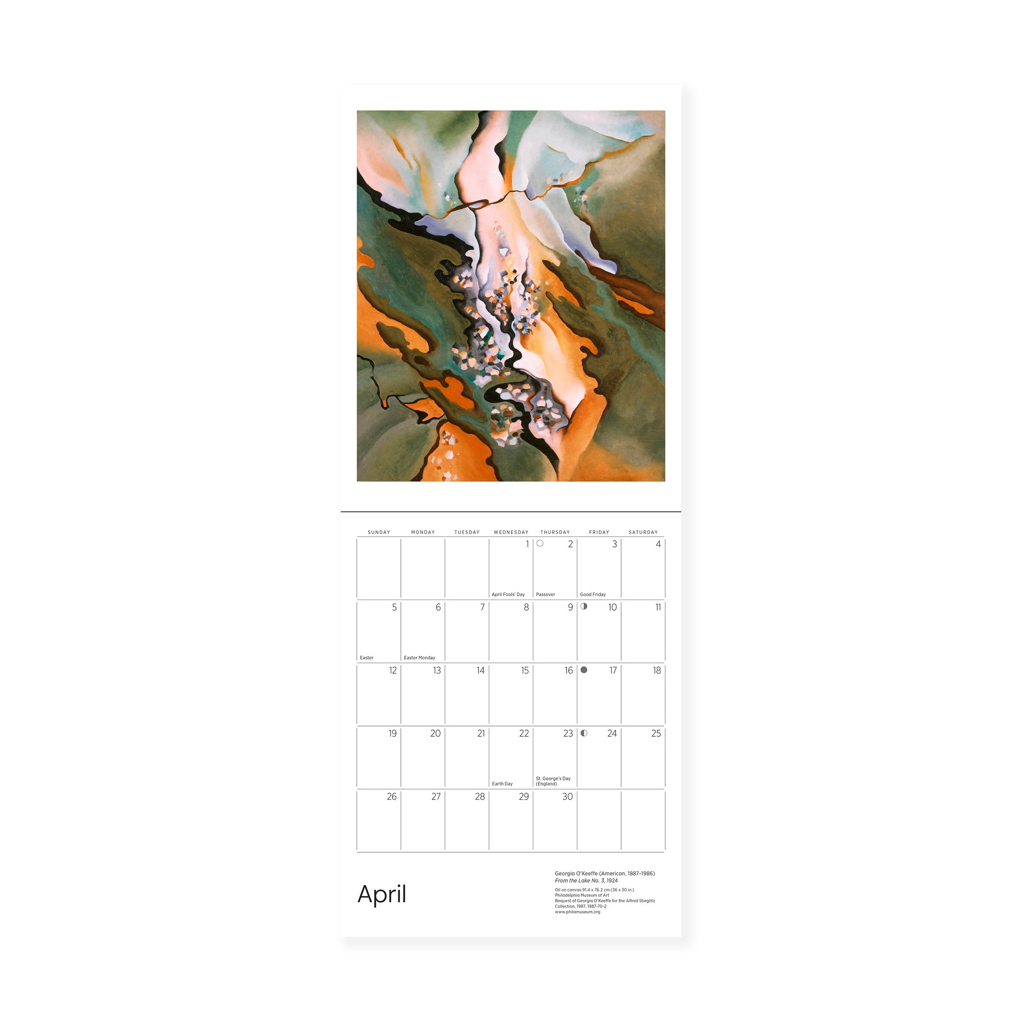 2026 Georgia O'Keeffe Mini Calendar - Image 3