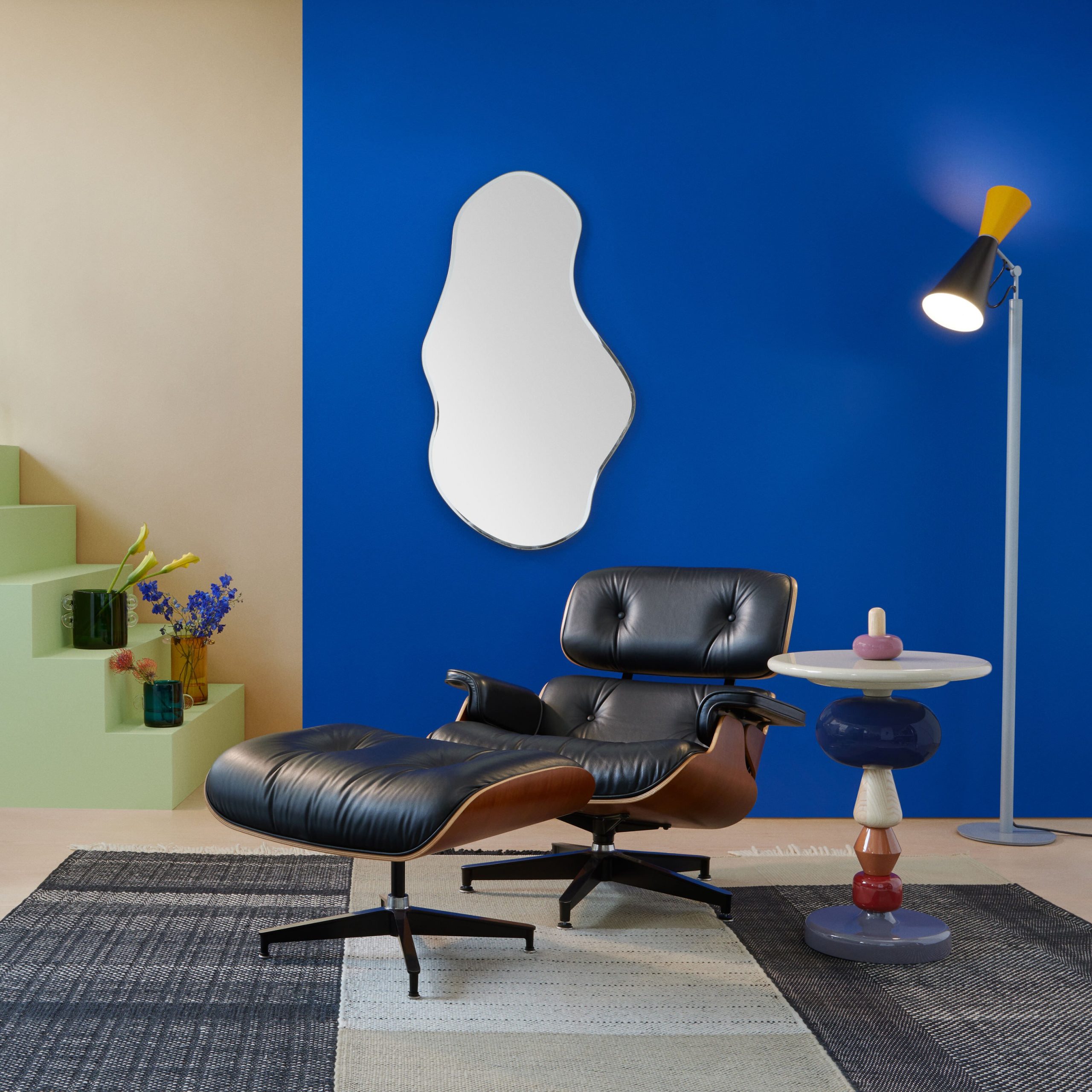 Eames® Lounge Chair and Ottoman from Herman Miller - Brown/ Walnut - Image 2