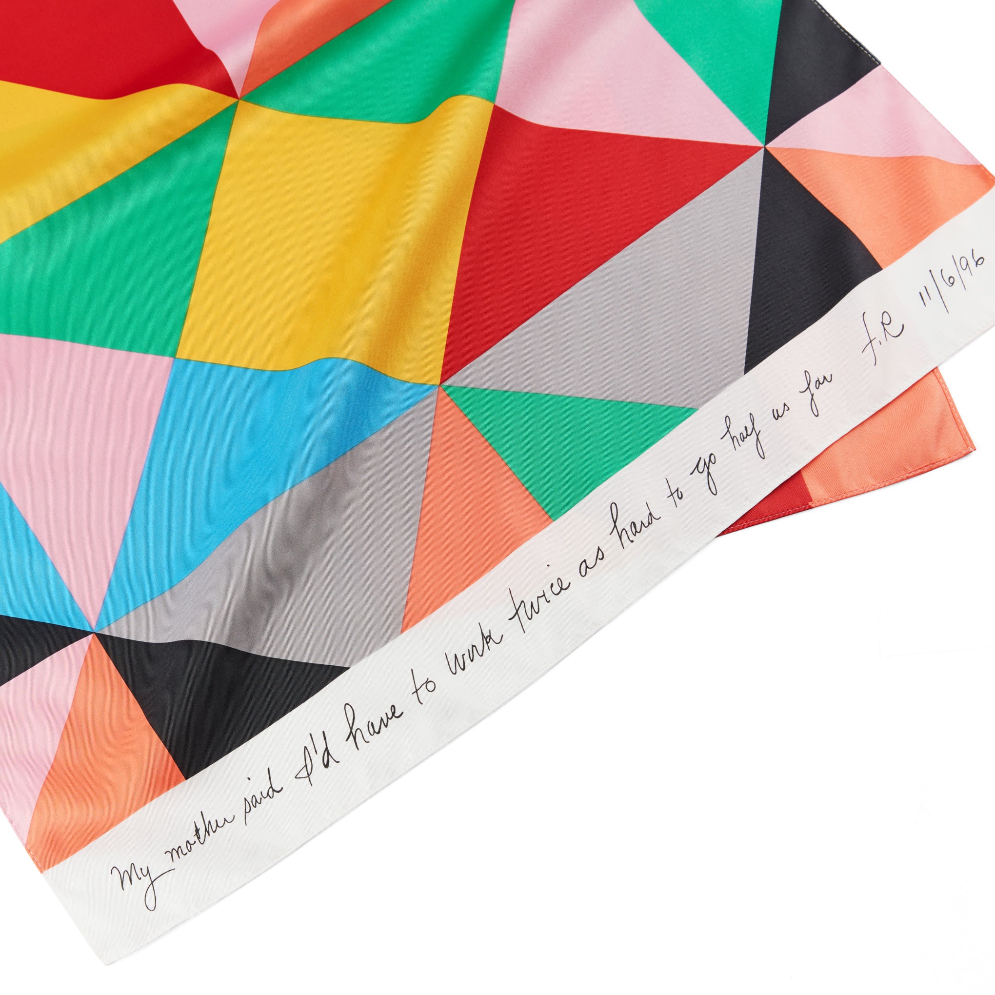 Faith Ringgold Recycled Polyester Scarf - Image 4