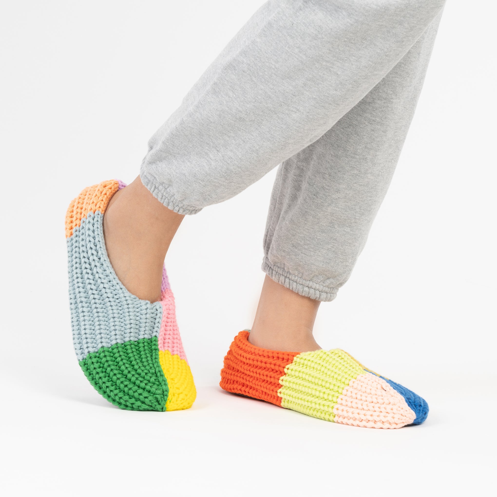 Verloop Mismatch Knit Slippers - Image 2