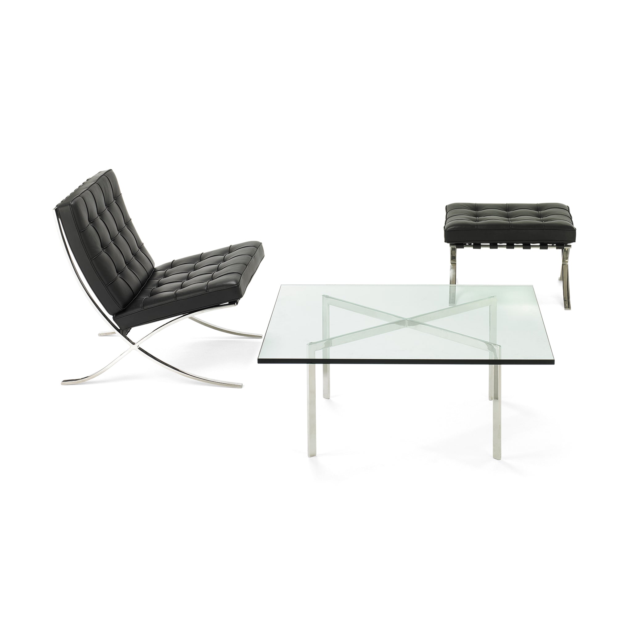 Mies van der Rohe Barcelona Stool from Knoll - Image 2
