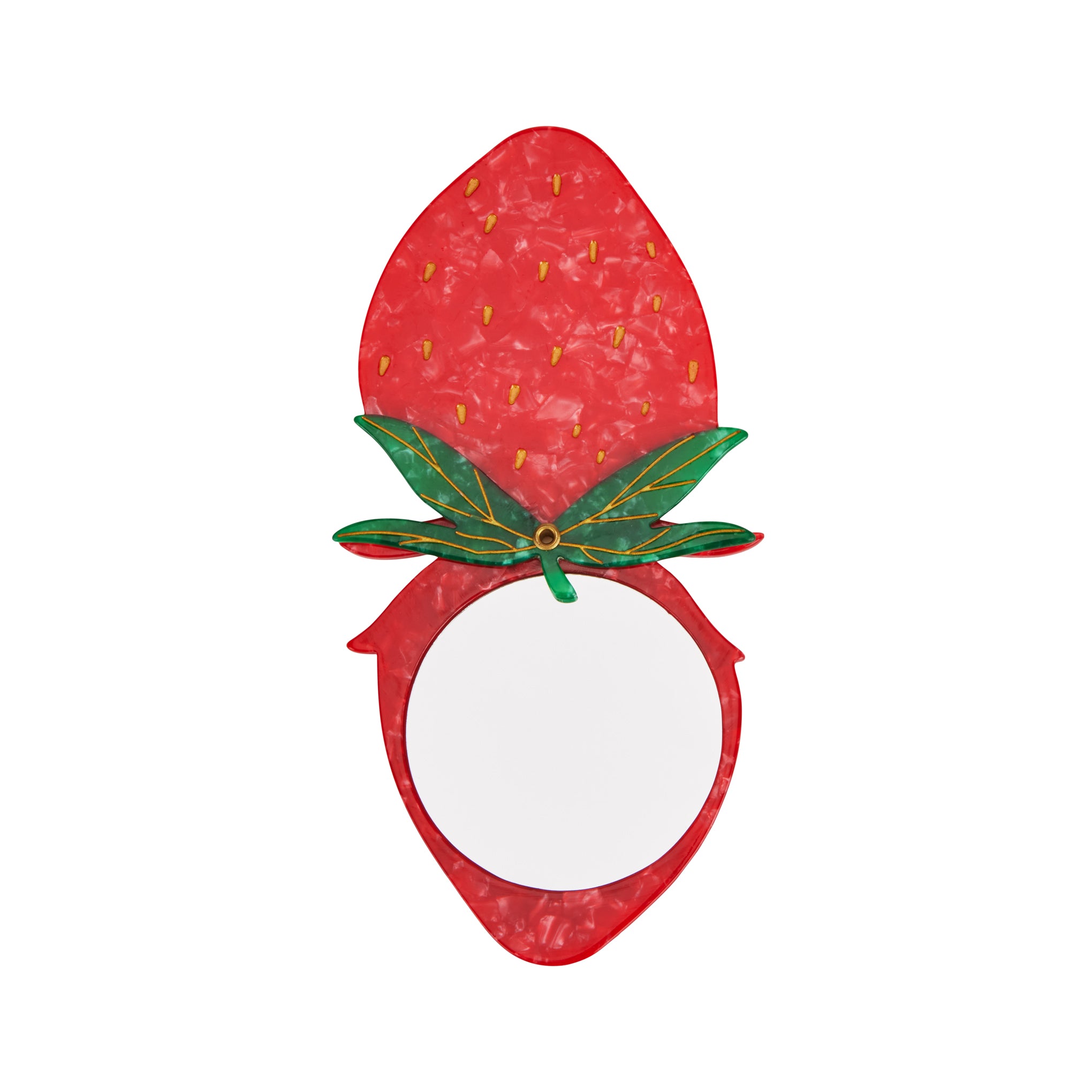 Solar Eclipse Compact Mirror - Strawberry - Image 4