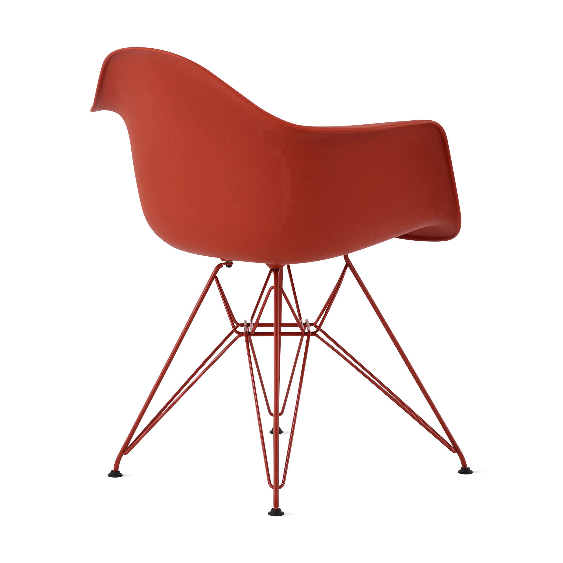 Herman Miller x HAY Eames Molded Recycled Plastic Armchair - Iron Red - Image 6