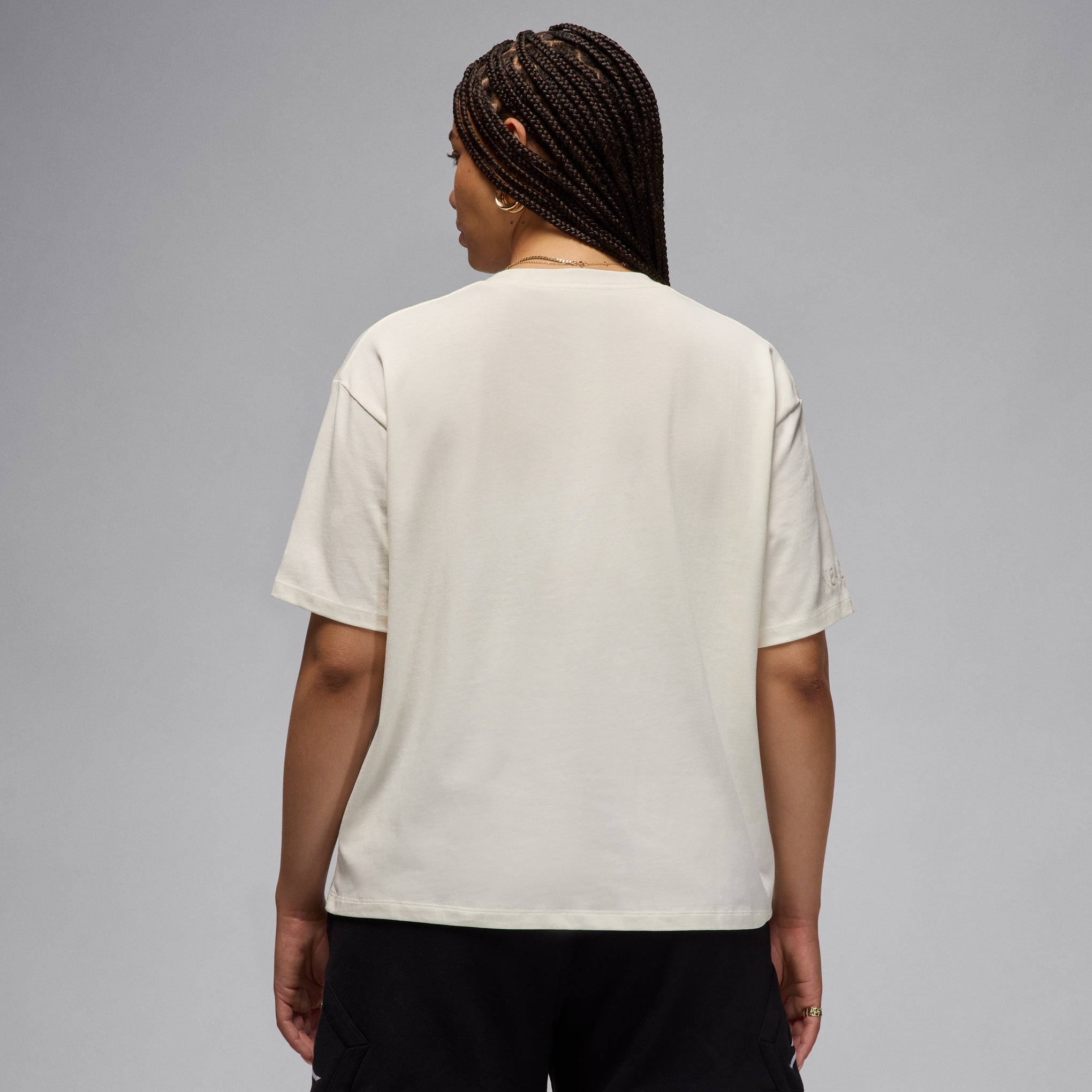 Jordan Brand x Nina Chanel Abney Short-Sleeve Cotton T-Shirt - Sail - Image 4