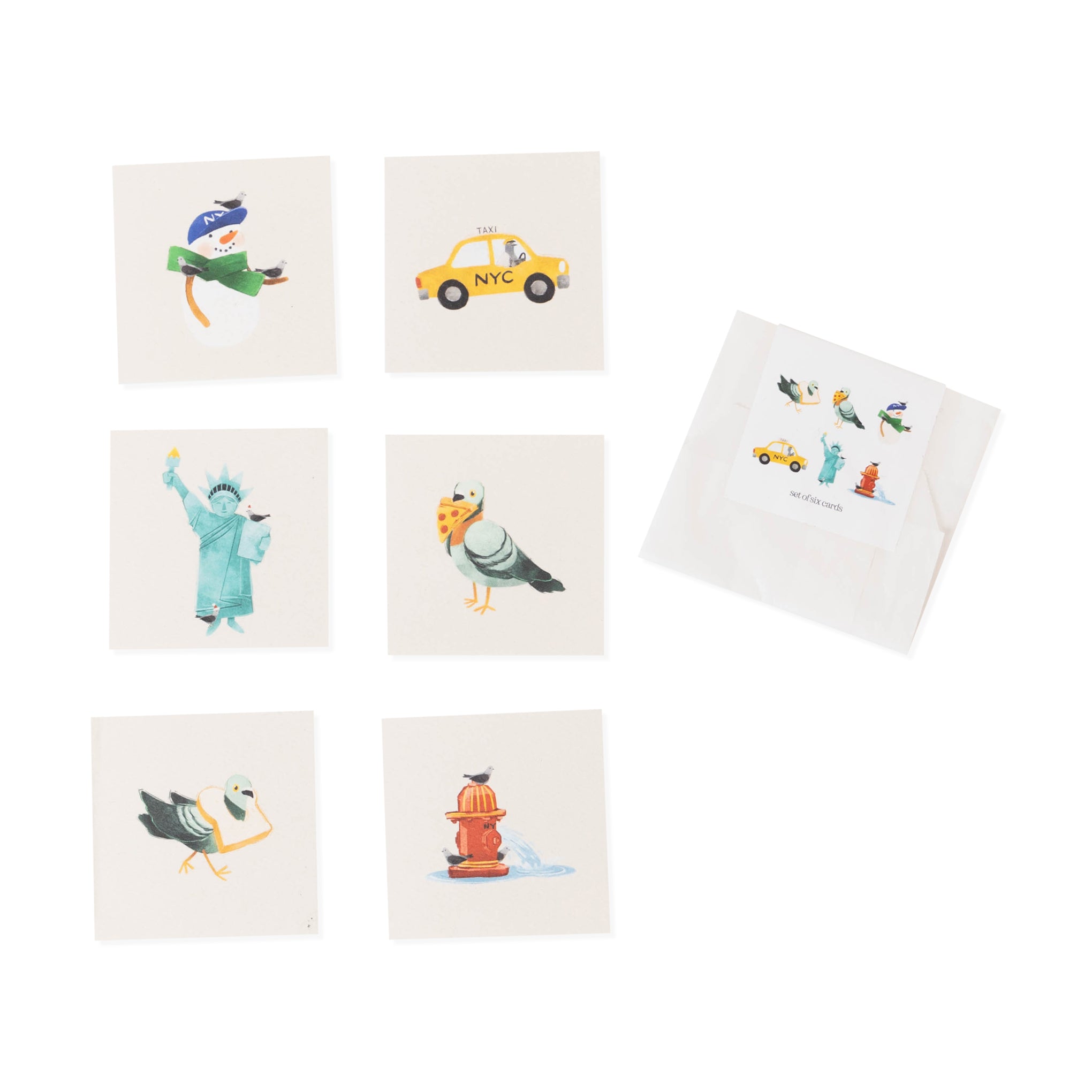 NYC Mini Gift Cards - Set of 6