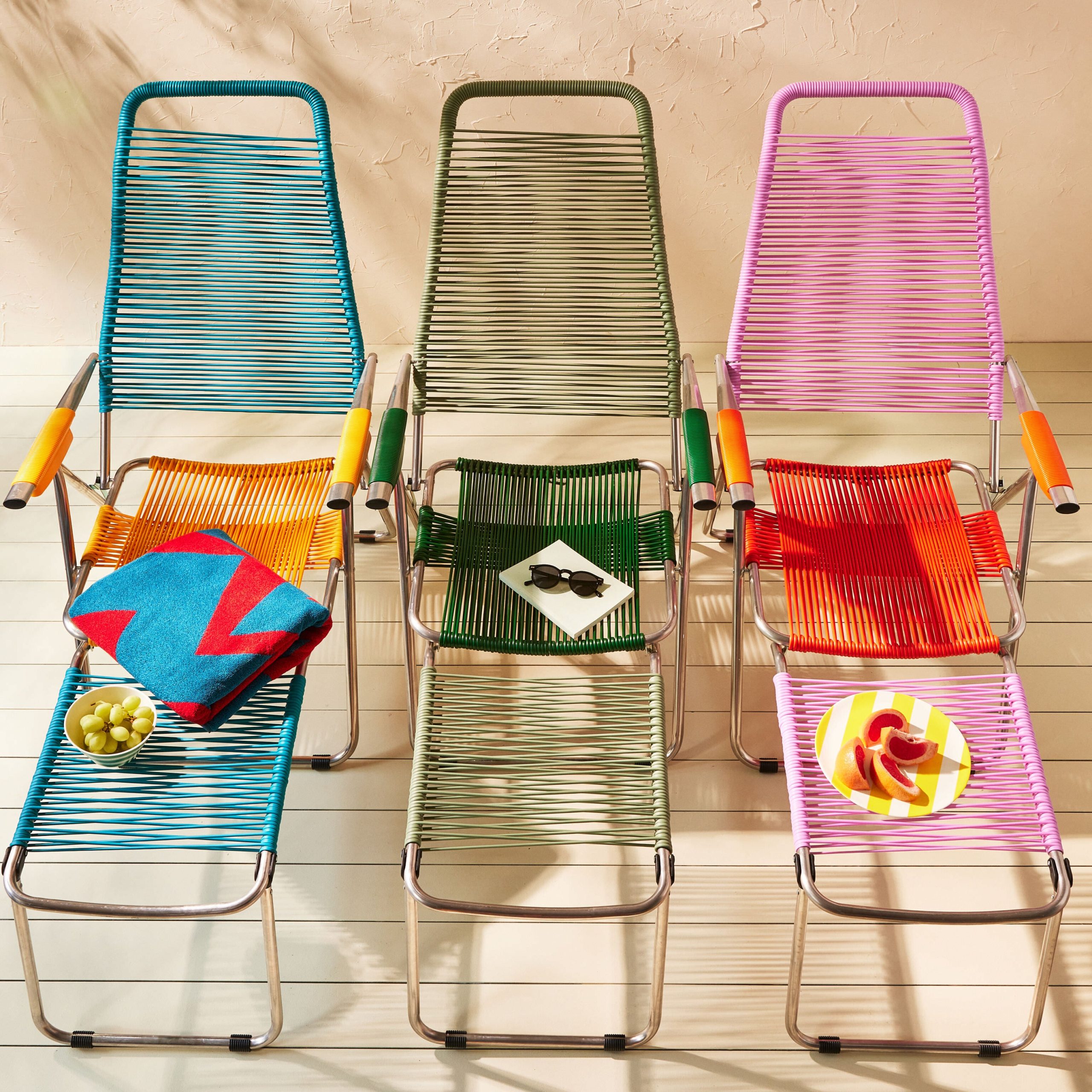 Spaghetti Outdoor Lounge Chair - Sage/ Green - Image 7