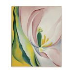 Georgia O'Keeffe: Pink Tulip Framed Print