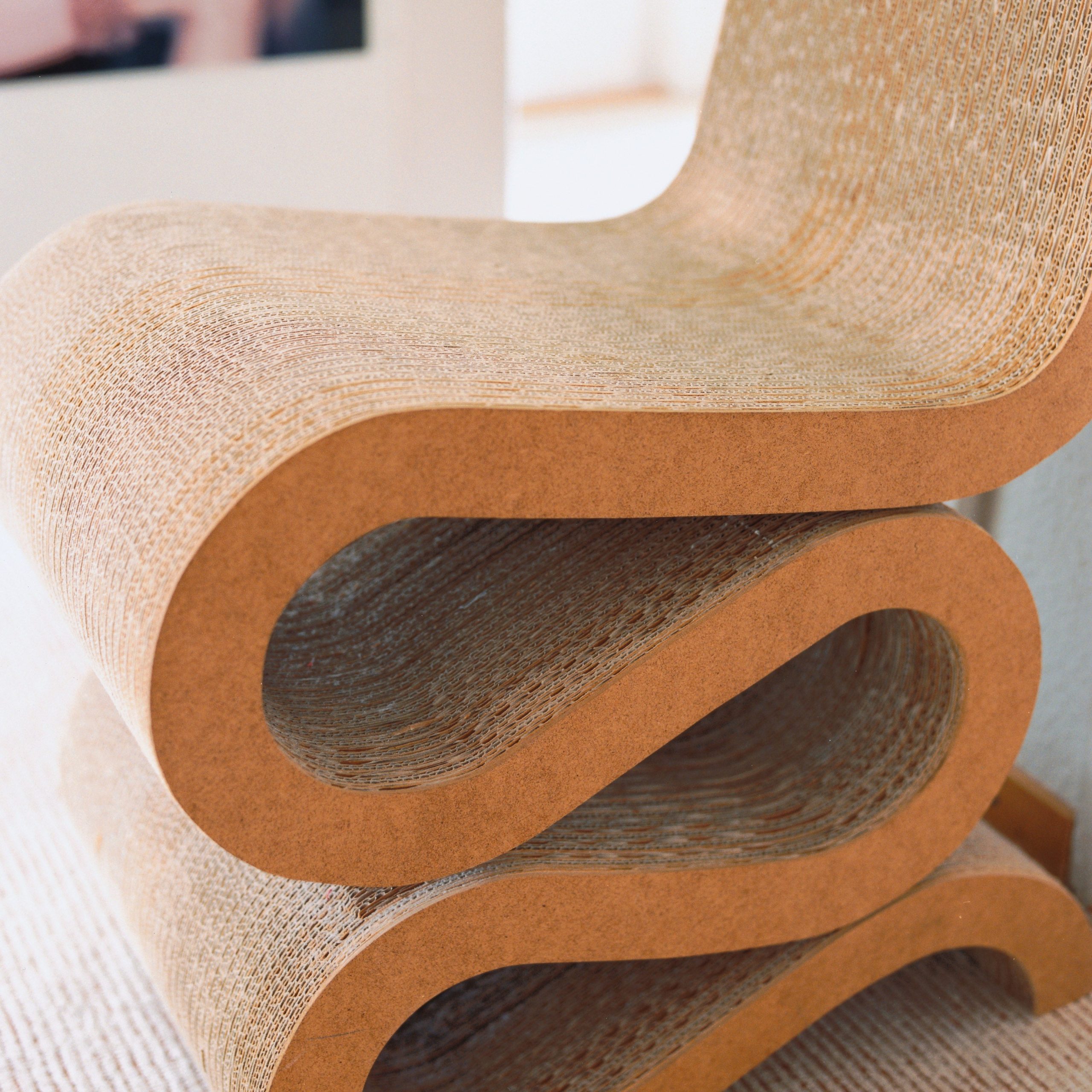 Vitra Gehry Wiggle Side Chair - Image 2