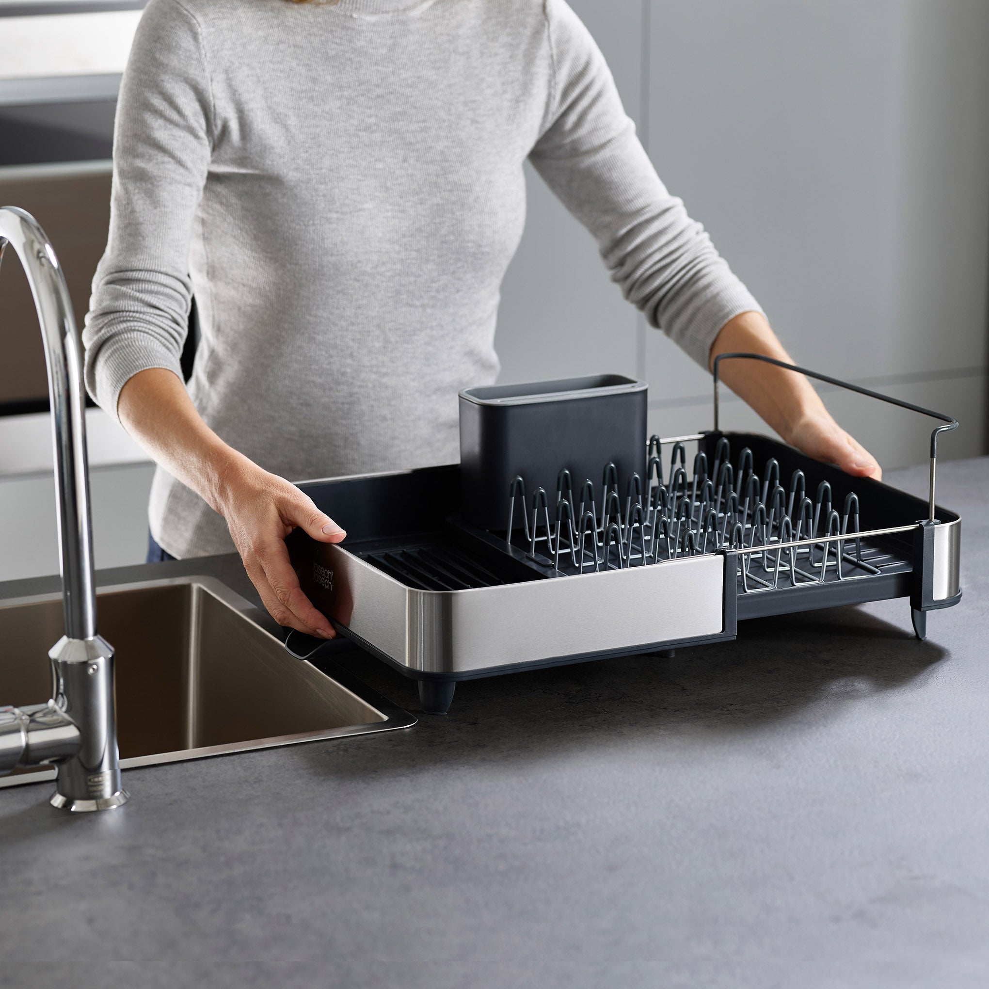Expandable Steel Dish Rack - Image 8