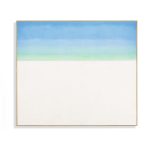 Georgia O'Keeffe: Sky with Flat White Cloud Framed Print
