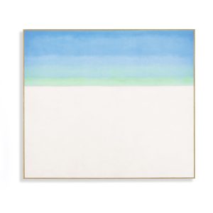 Georgia O'Keeffe: Sky with Flat White Cloud Framed Print