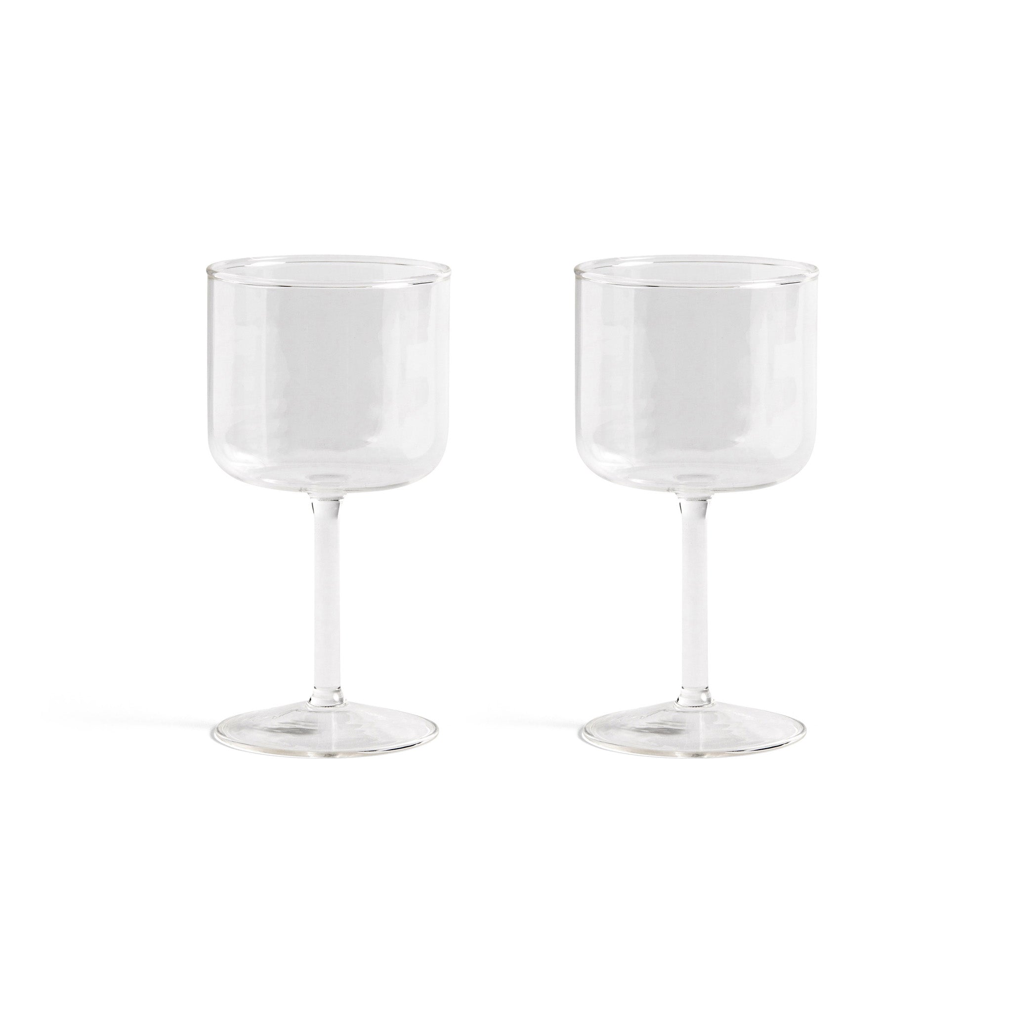 HAY Tint Wine Glasses - Set of 2 - Light Blue/ Clear - Image 2