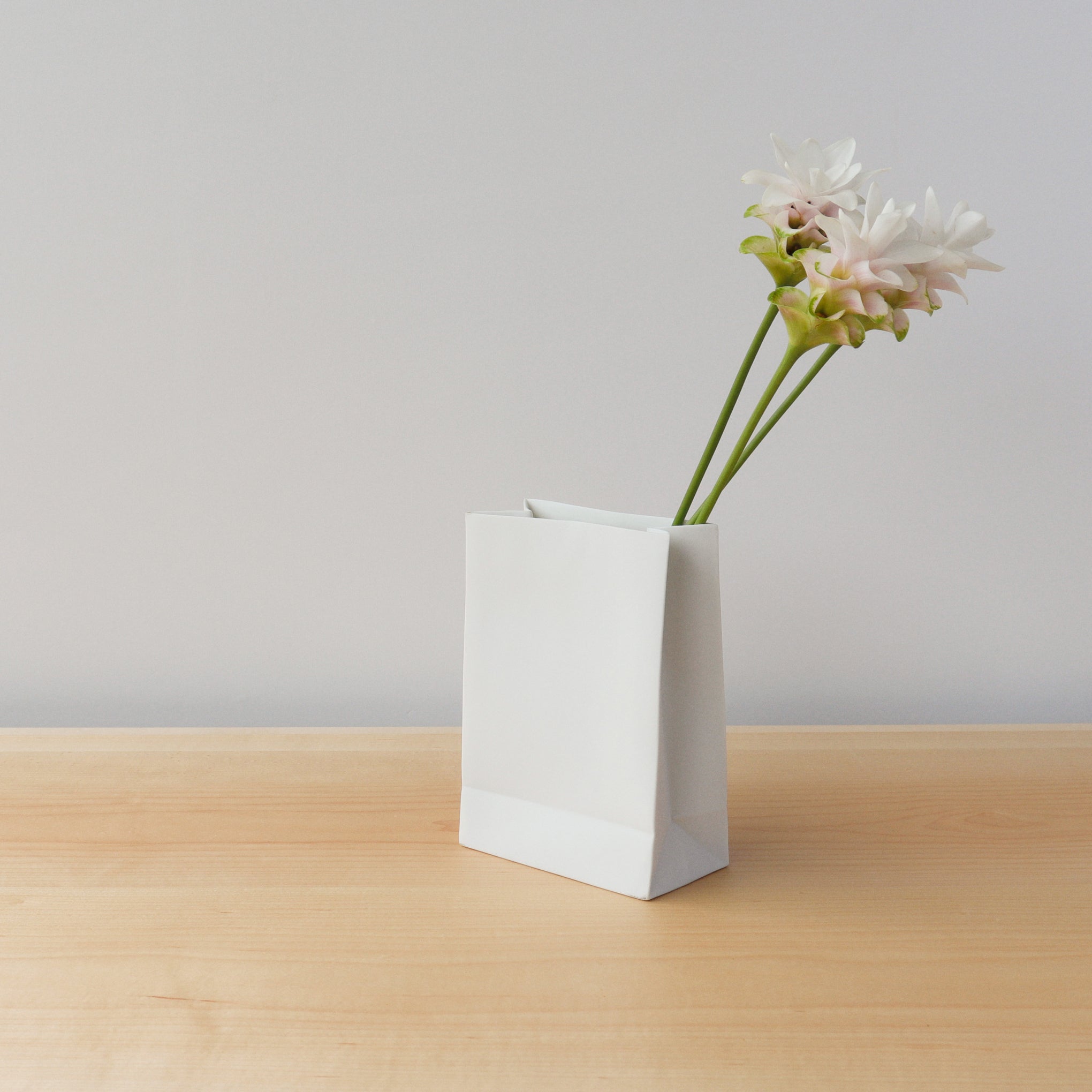 Paper Bag Porcelain Vase - Image 2