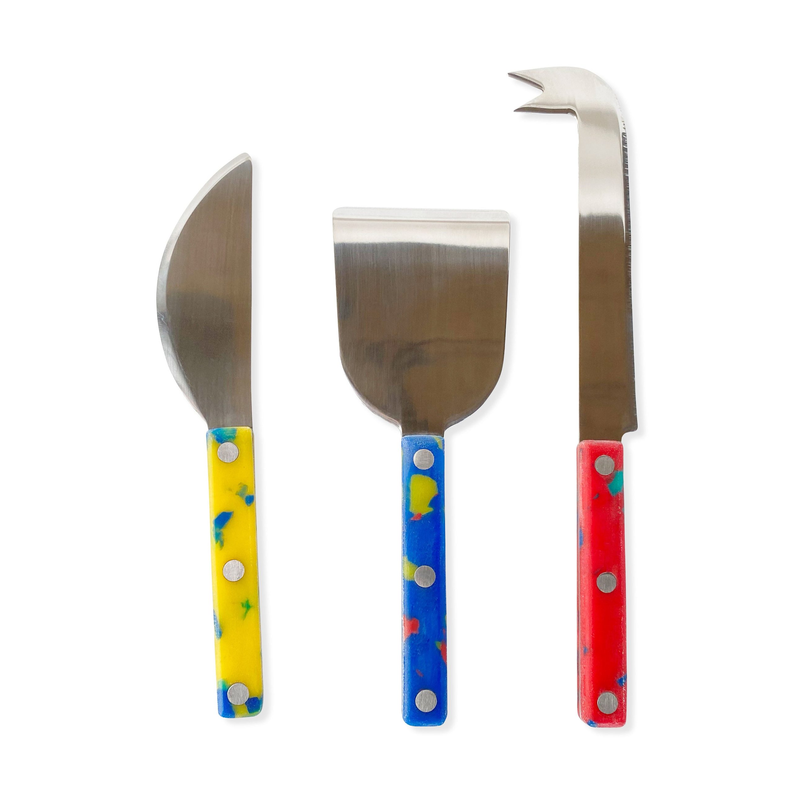 Confetti Cheese Knife Set - Set of 3 - Image 3