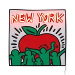 Keith Haring NYC Apple Neon Sign