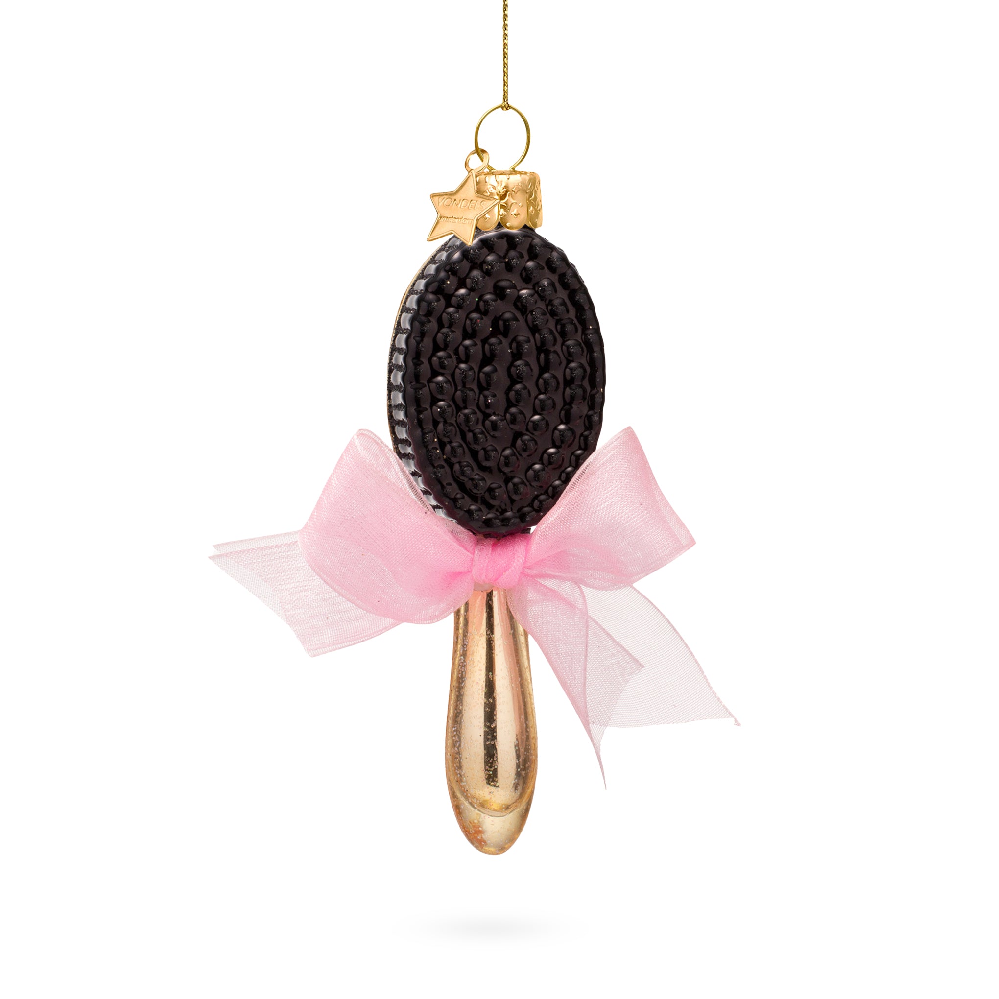 Beauty Counter Glass Holiday Ornament - Hairbrush - Image 3