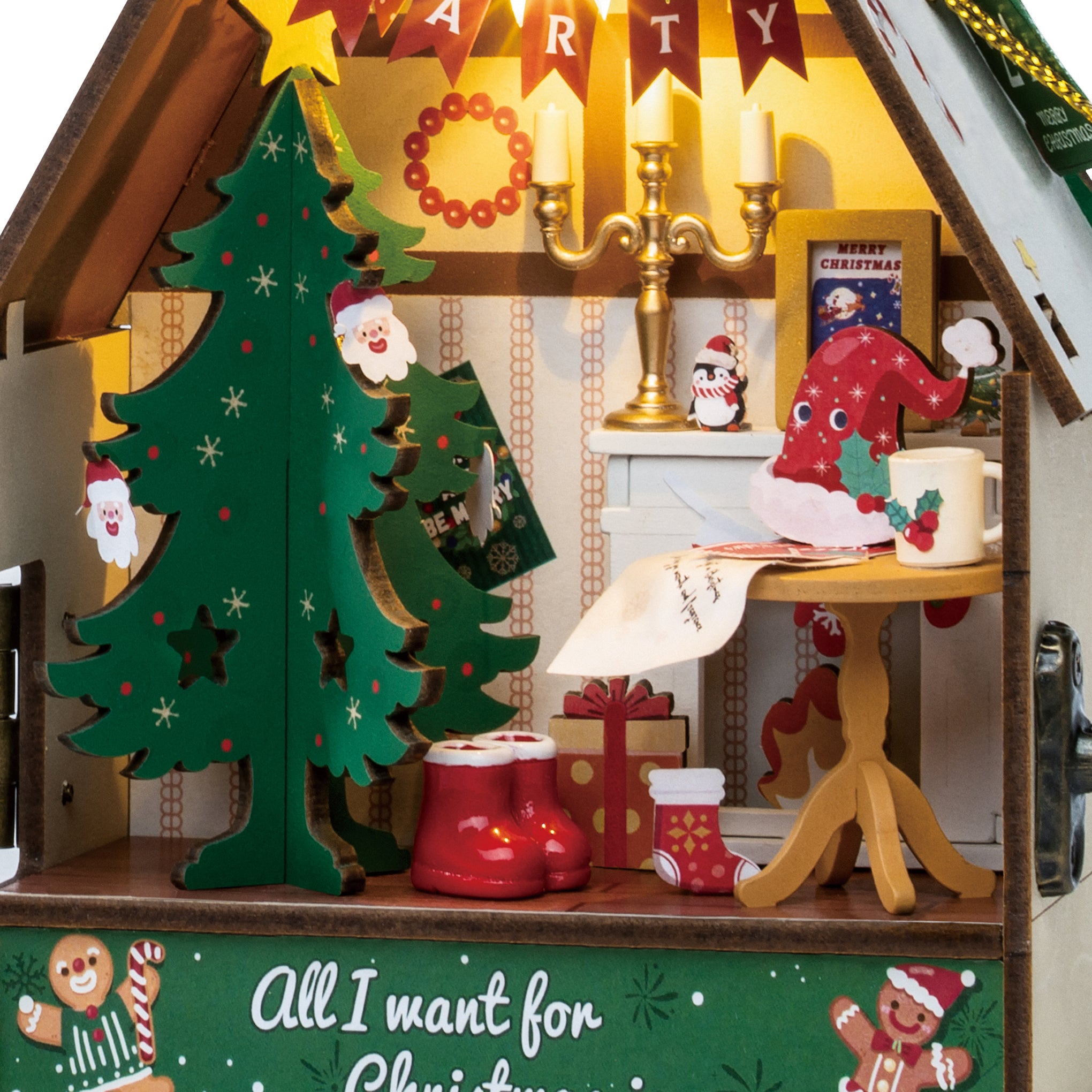 Rolife Mini Christmas House Kit - Image 4