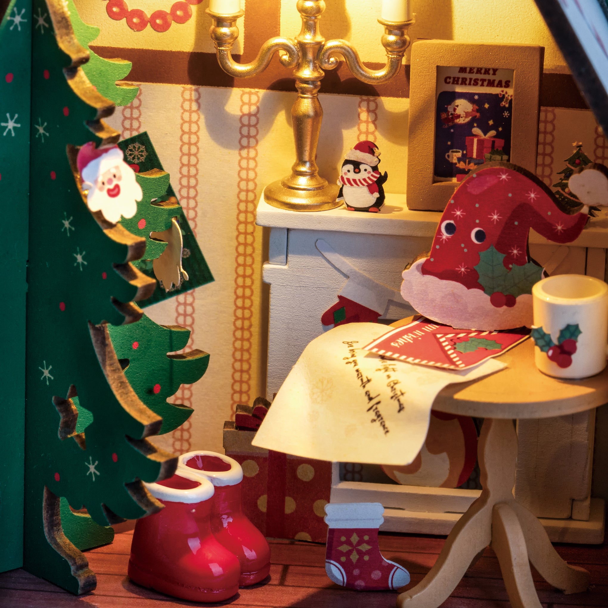 Rolife Mini Christmas House Kit - Image 5