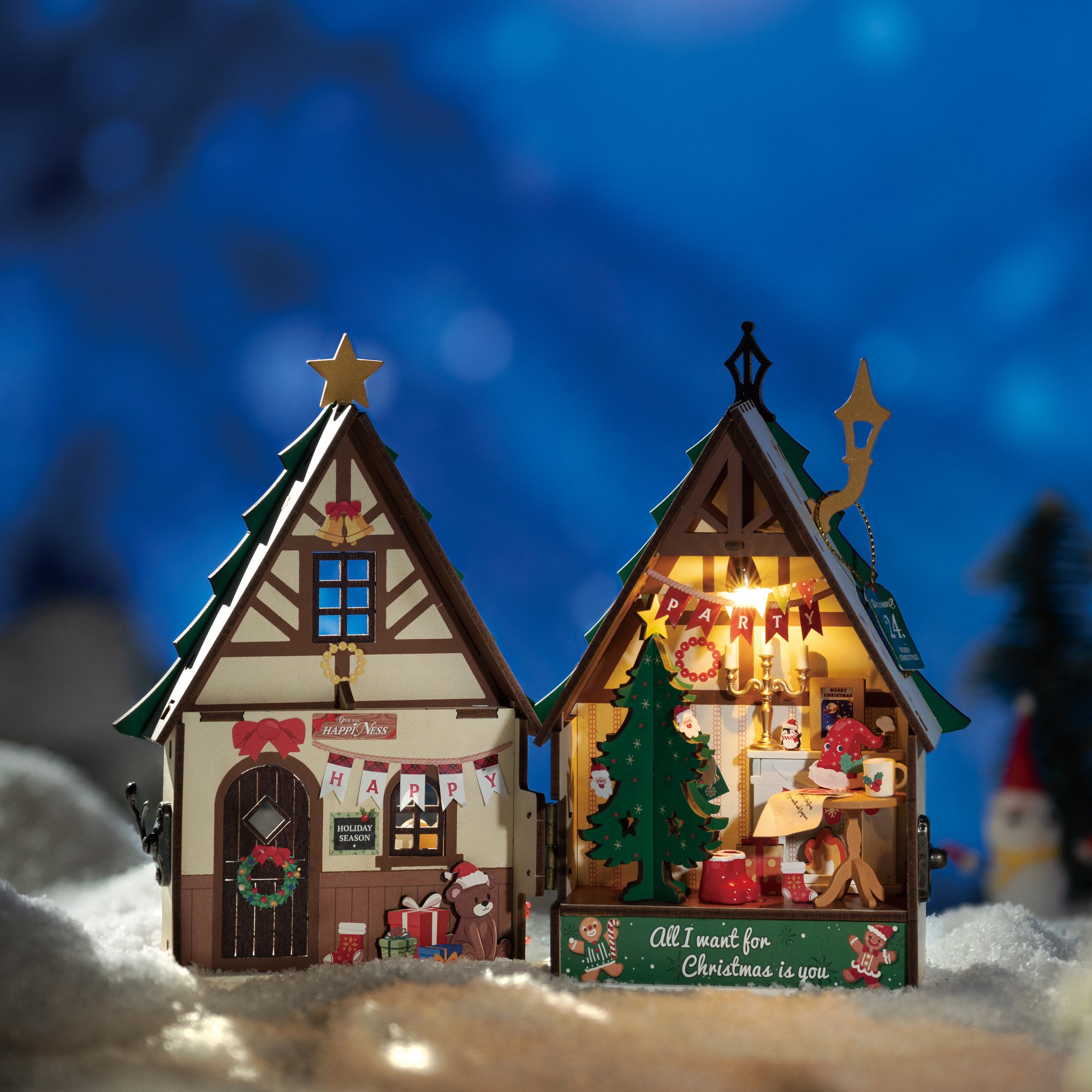 Rolife Mini Christmas House Kit - Image 6