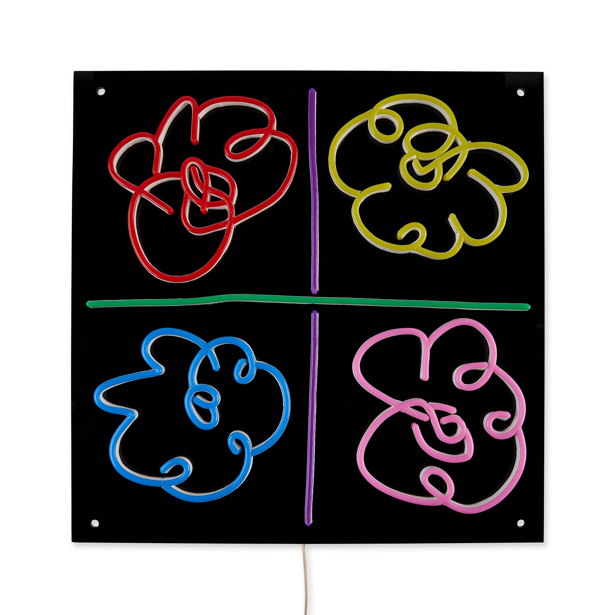 Yellowpop Mickalene Thomas Flowers Neon Sign - Image 3