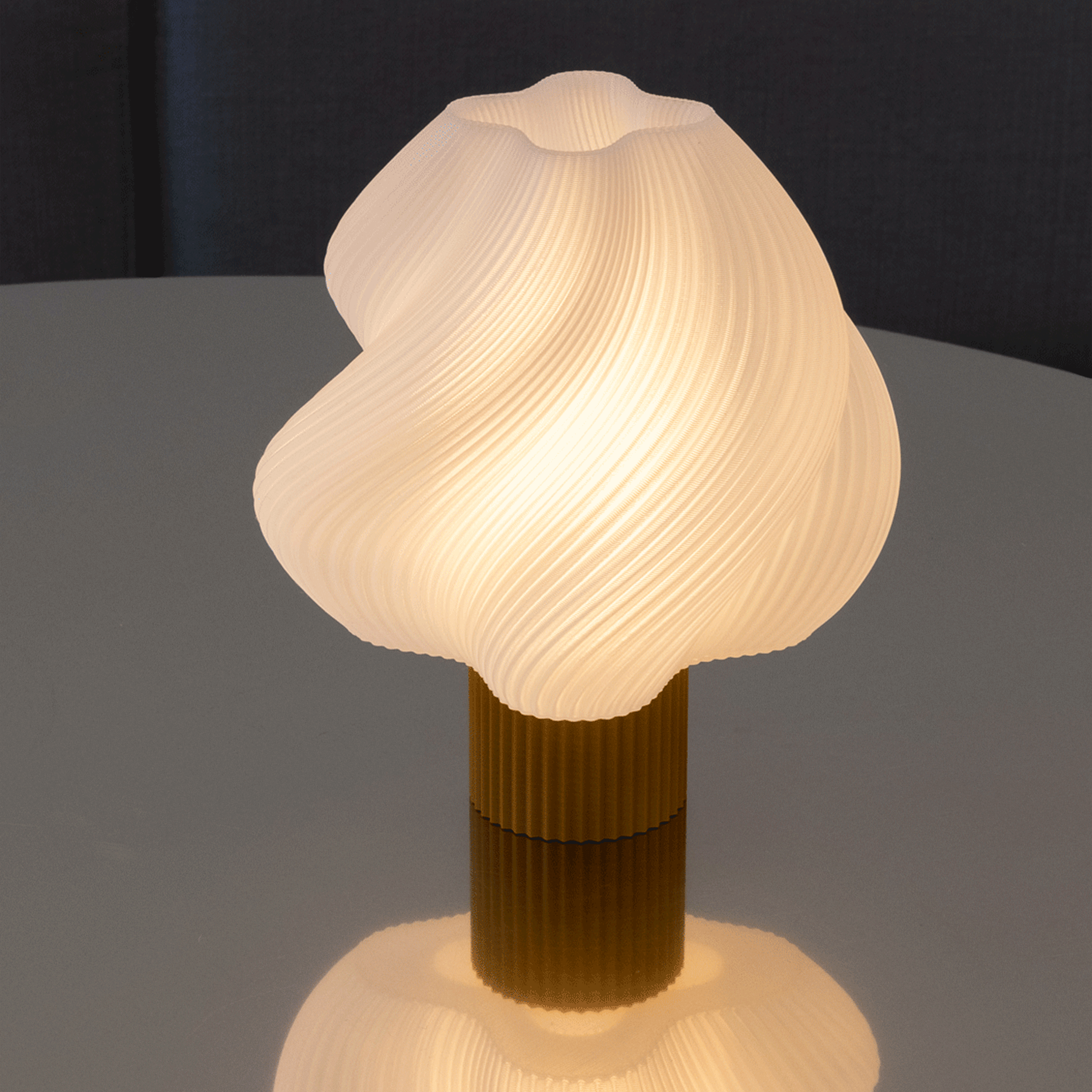 Soft Serve 3D-Printed Lamp - Cloudberry - Image 4