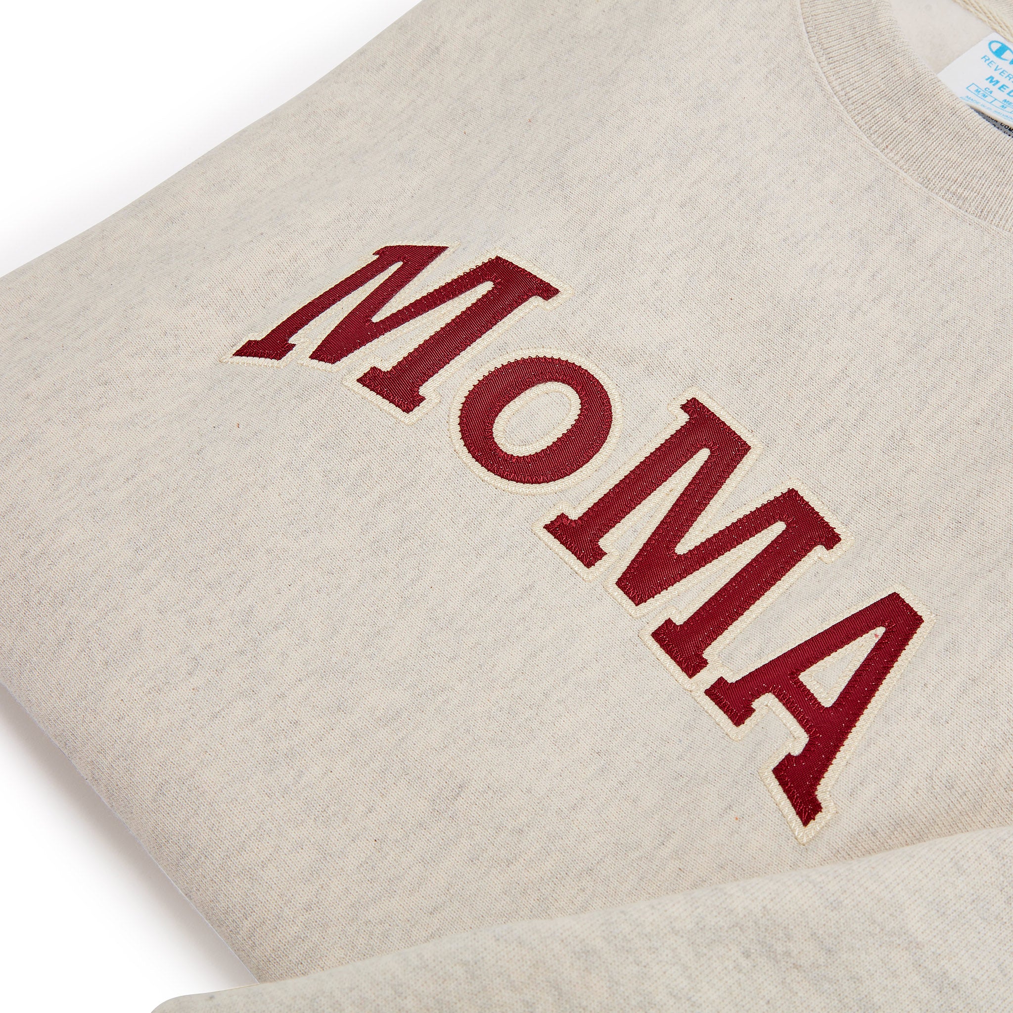 Champion Crewneck Sweatshirt - MoMA Edition - Oatmeal - Image 4